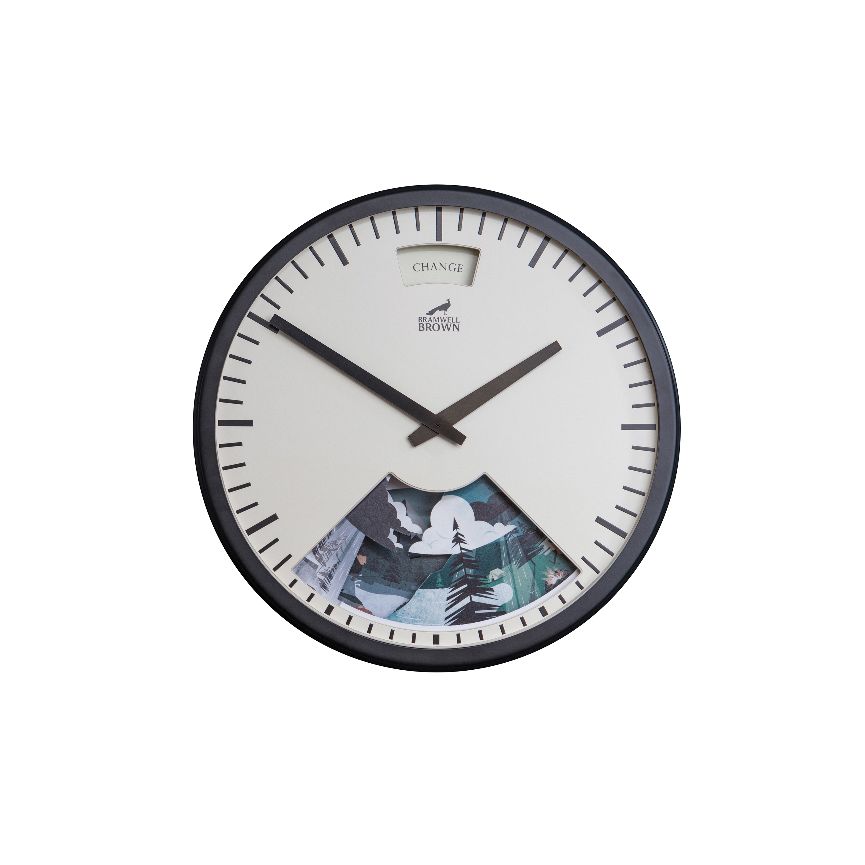 Display product Limited Edition Into The Wild Weather Clock from manufacturer Bramwell Brown Clocks
