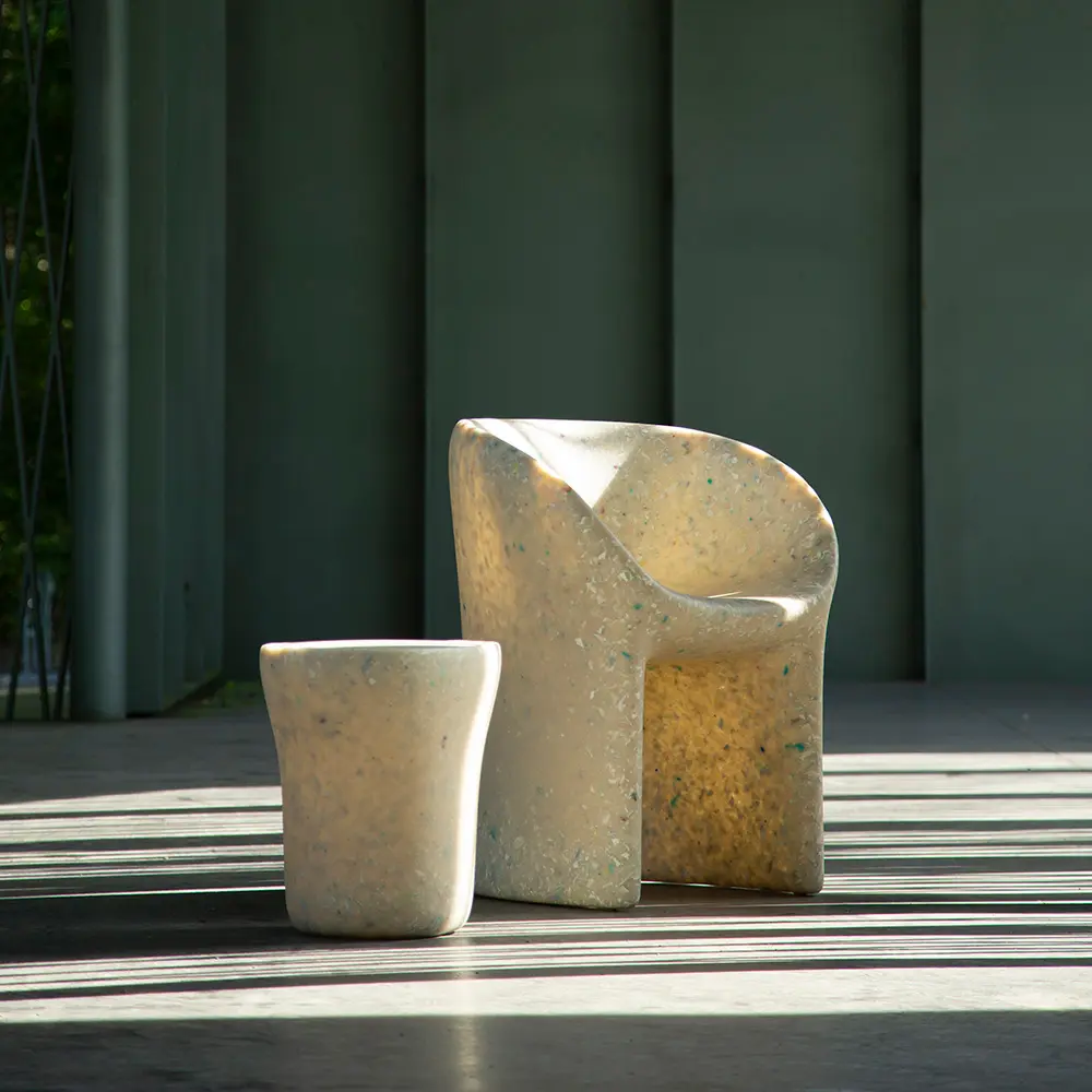 ecoBirdy - Richard Armchair | Faded-White