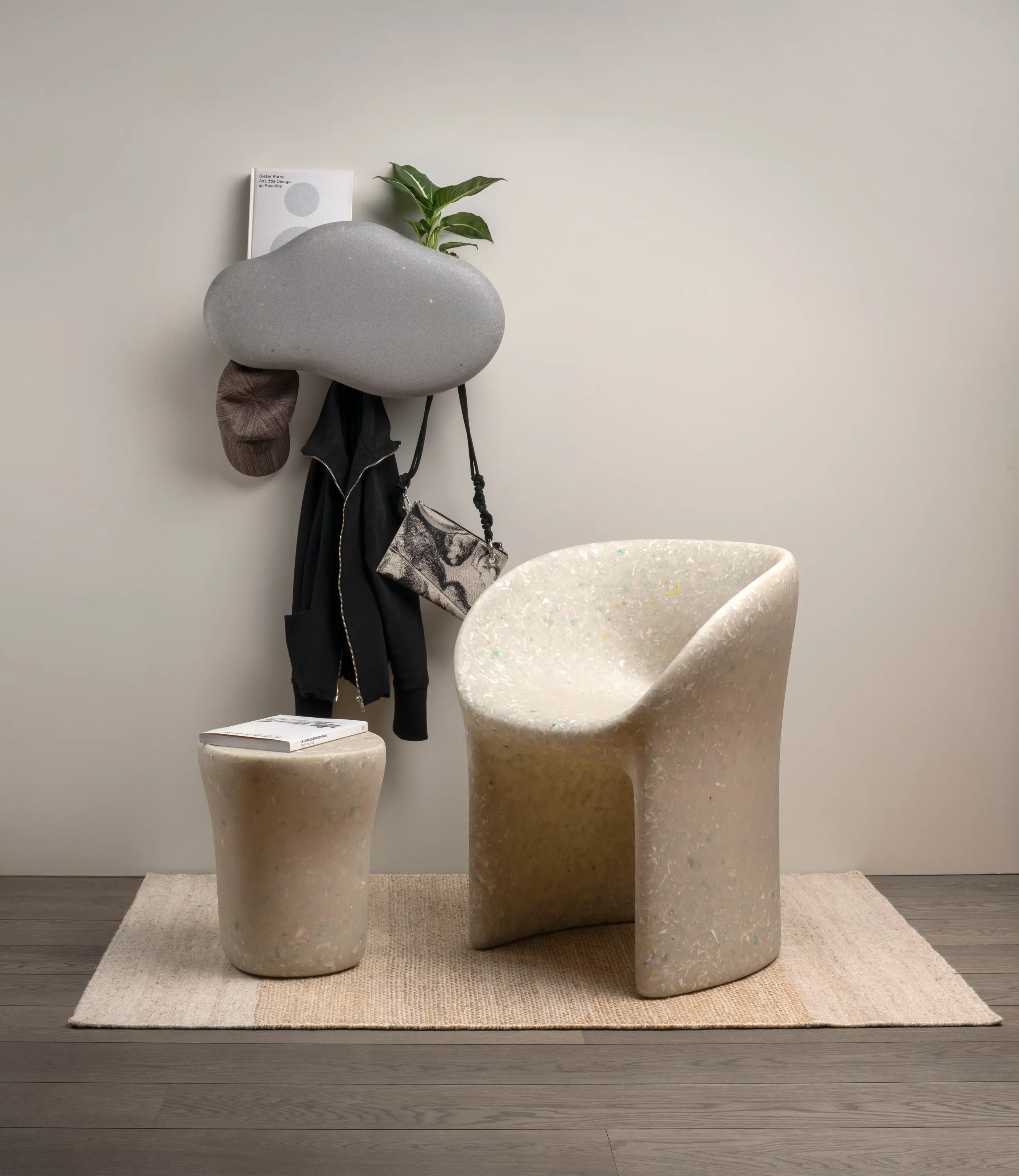 ecoBirdy - Marine Coat Rack | Stony-Grey