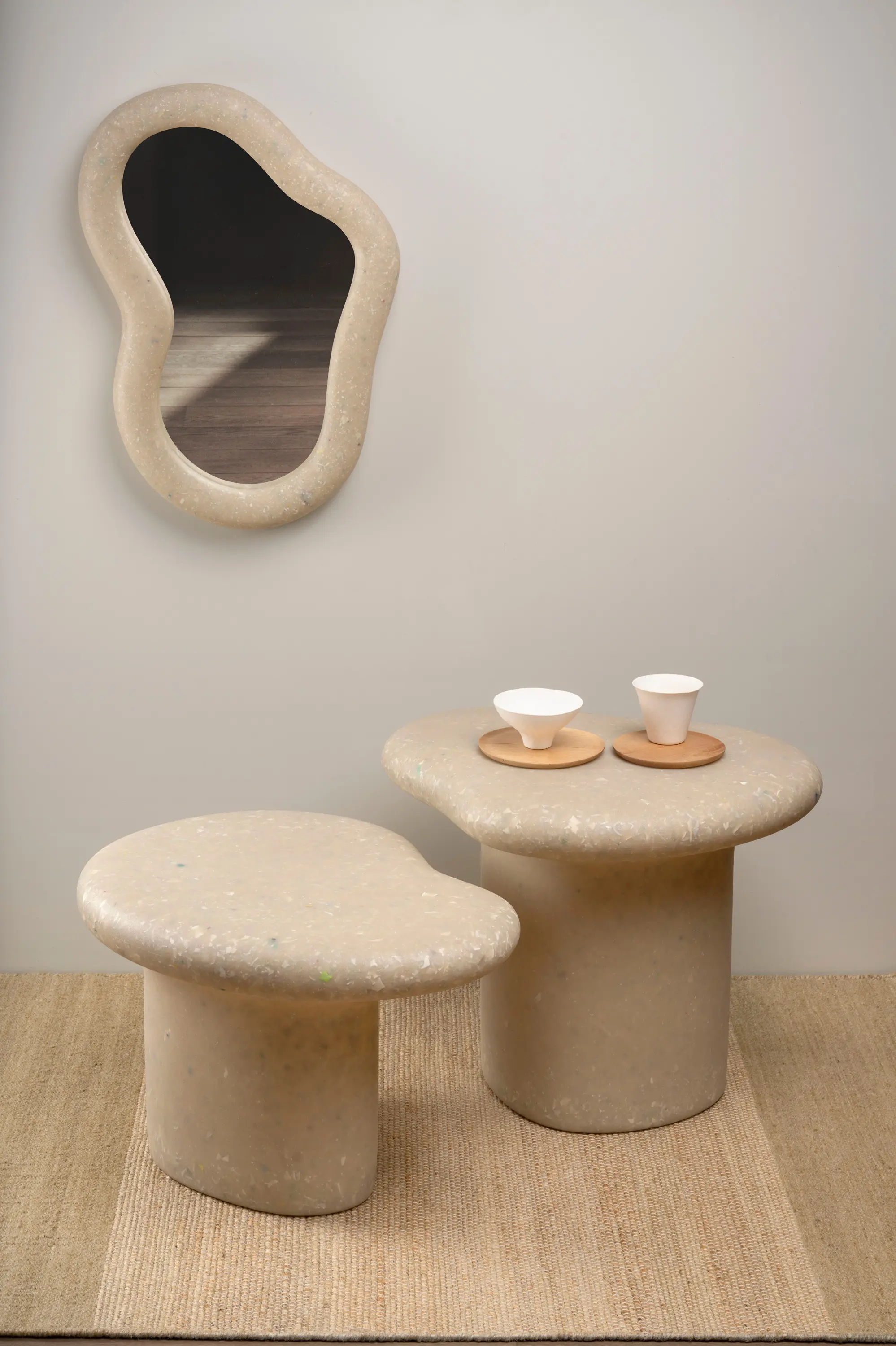 ecoBirdy - Marine Coffee Table H.50 | Faded-White
