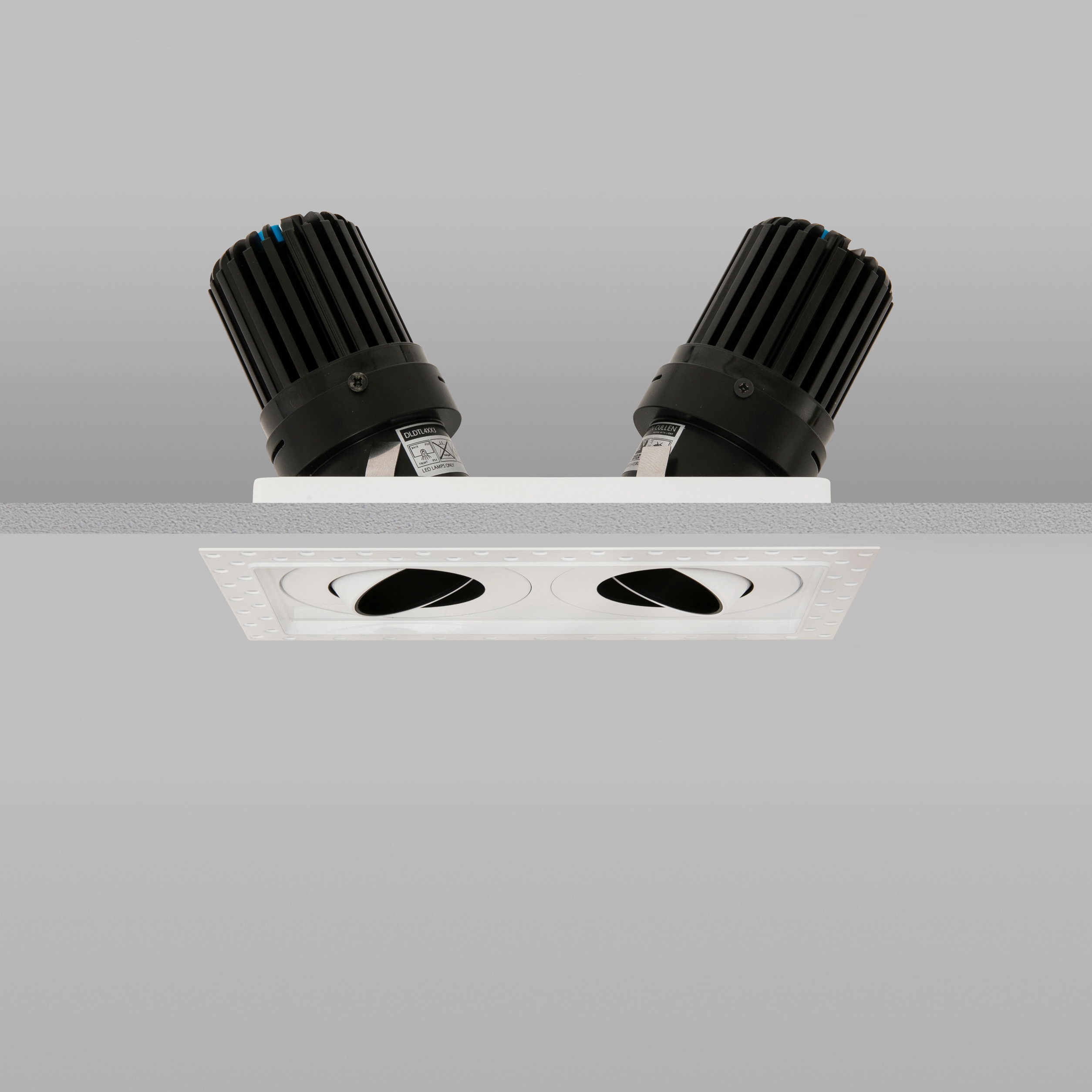 Display product Square Double Trimless 50+ White Medium 3000K from manufacturer John Cullen Lighting