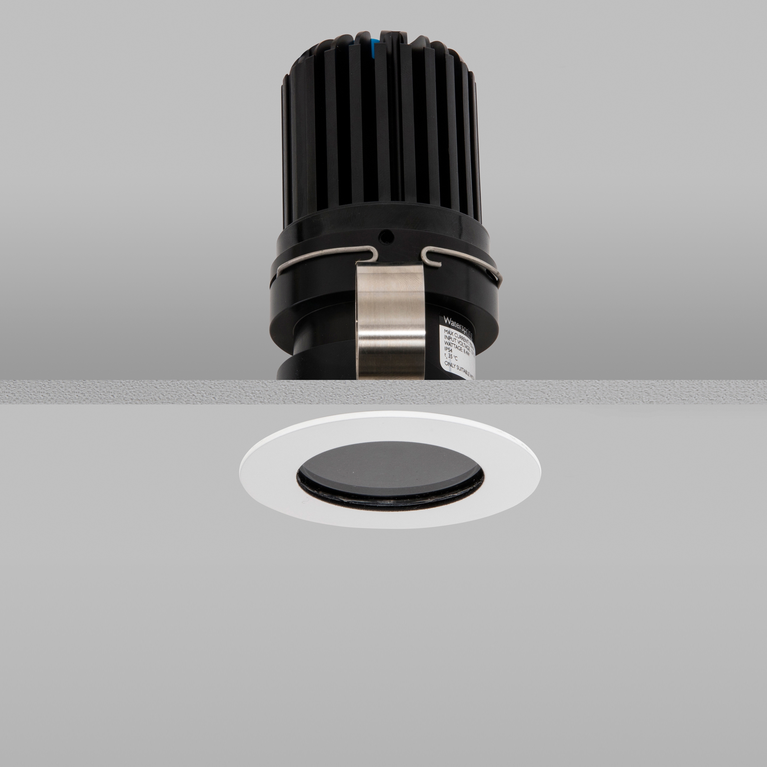 Display product Waterspring 50+ White Medium 3000K Flush Plaster-in from manufacturer John Cullen Lighting