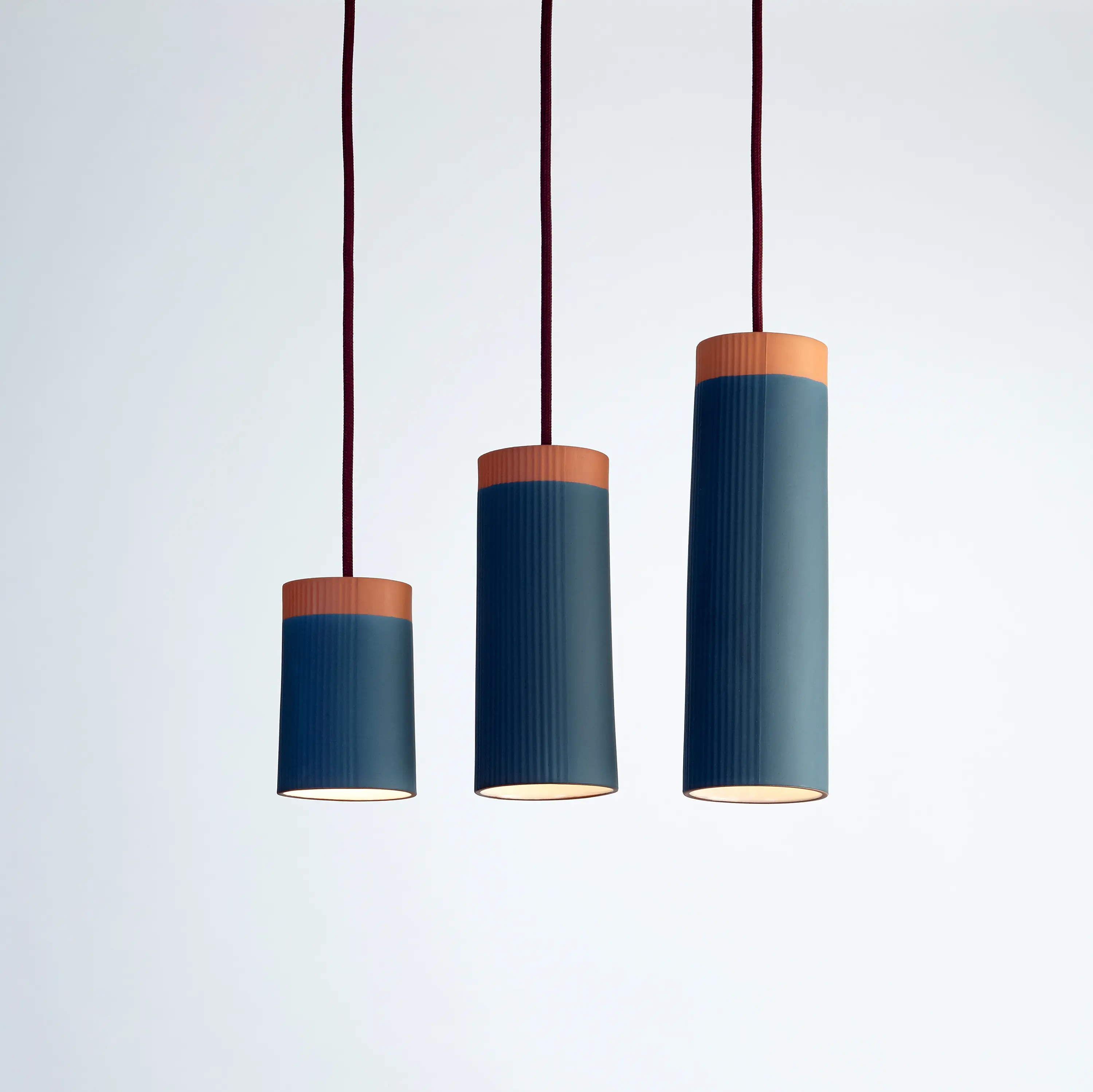 Hand & Eye Studio - Rigatoni Blue (medium)