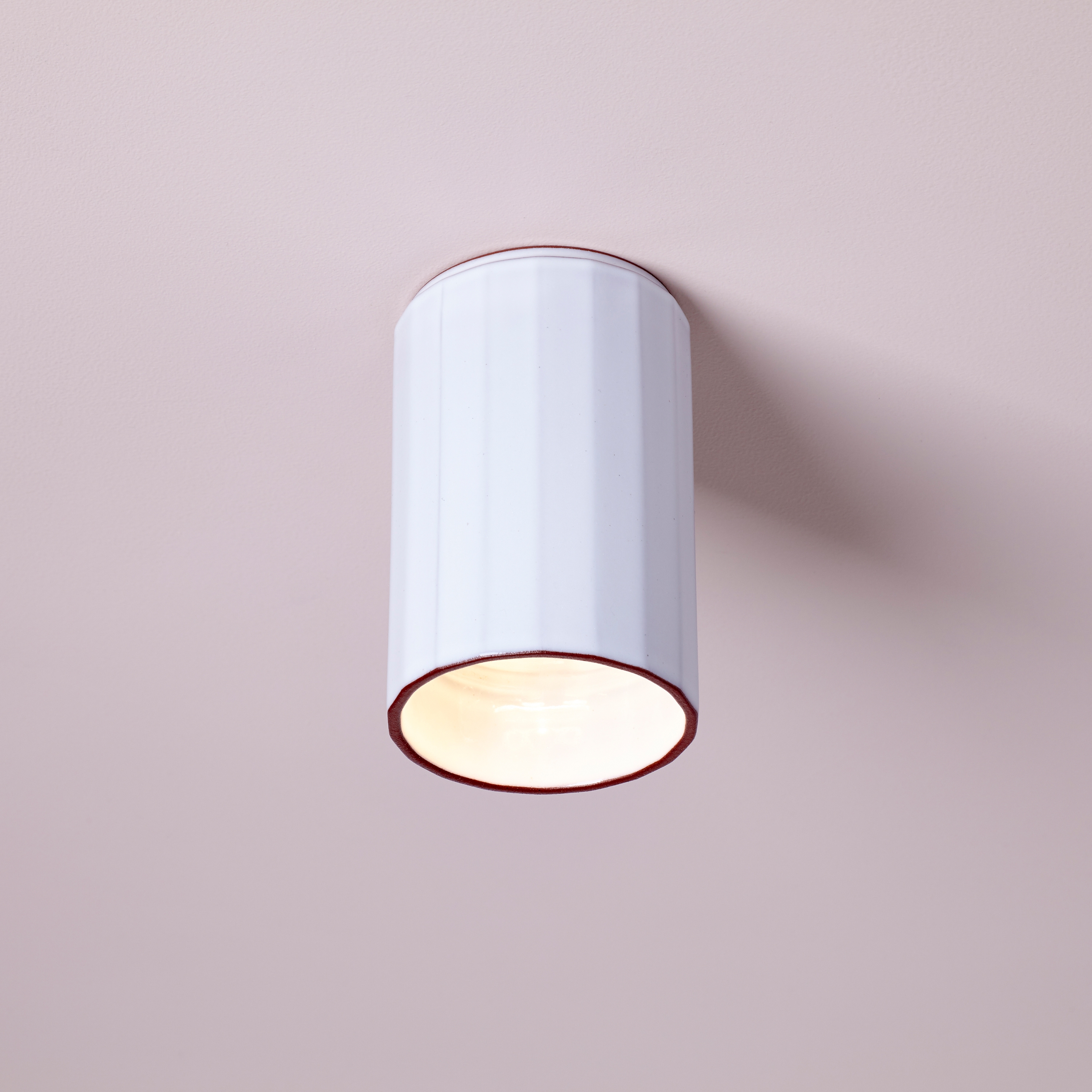 Display product Gooseberry Ceiling (White Glaze) from manufacturer Hand & Eye Studio
