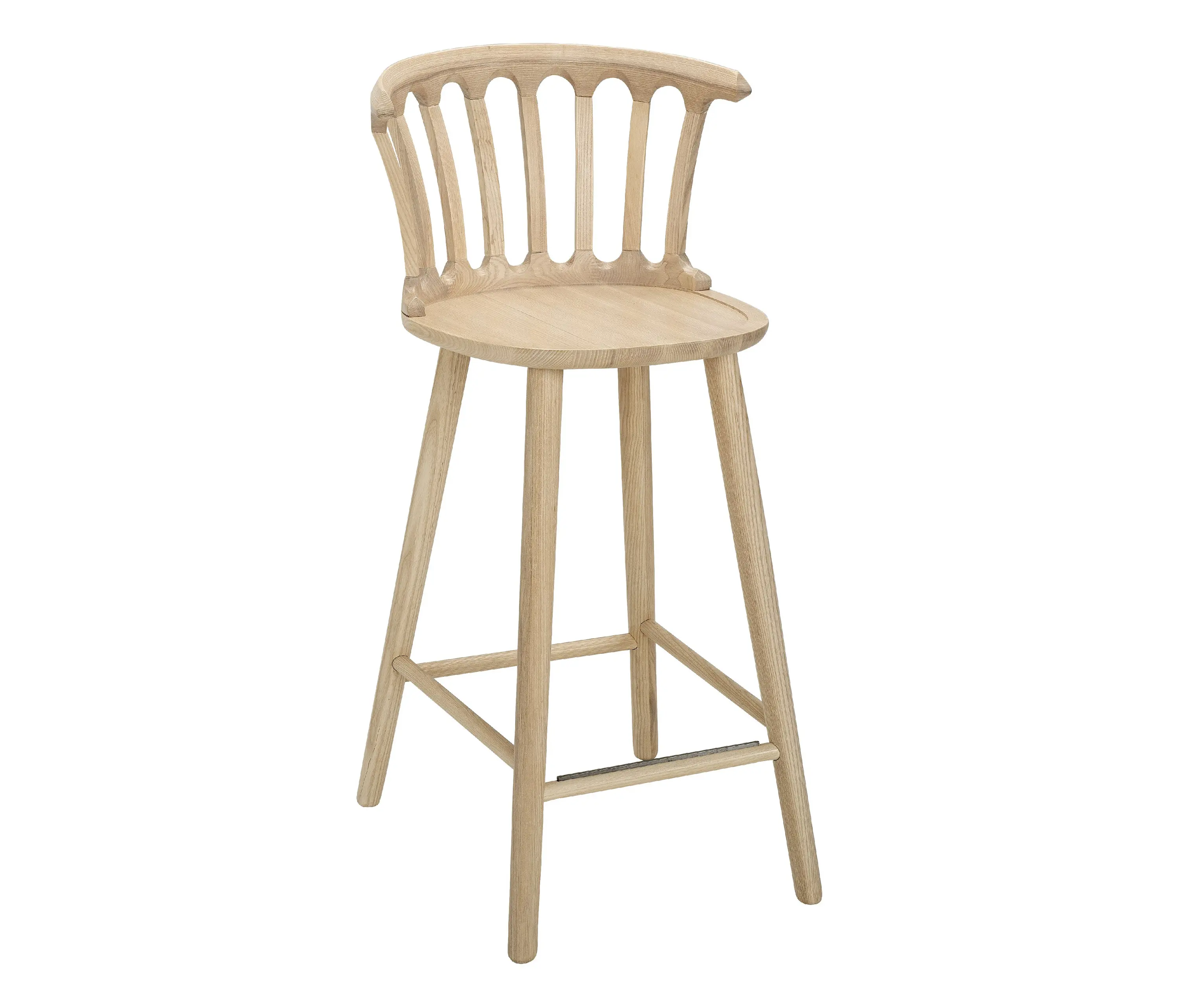 Hans K - San Marco Barstuhl 63cm Esche Blonde