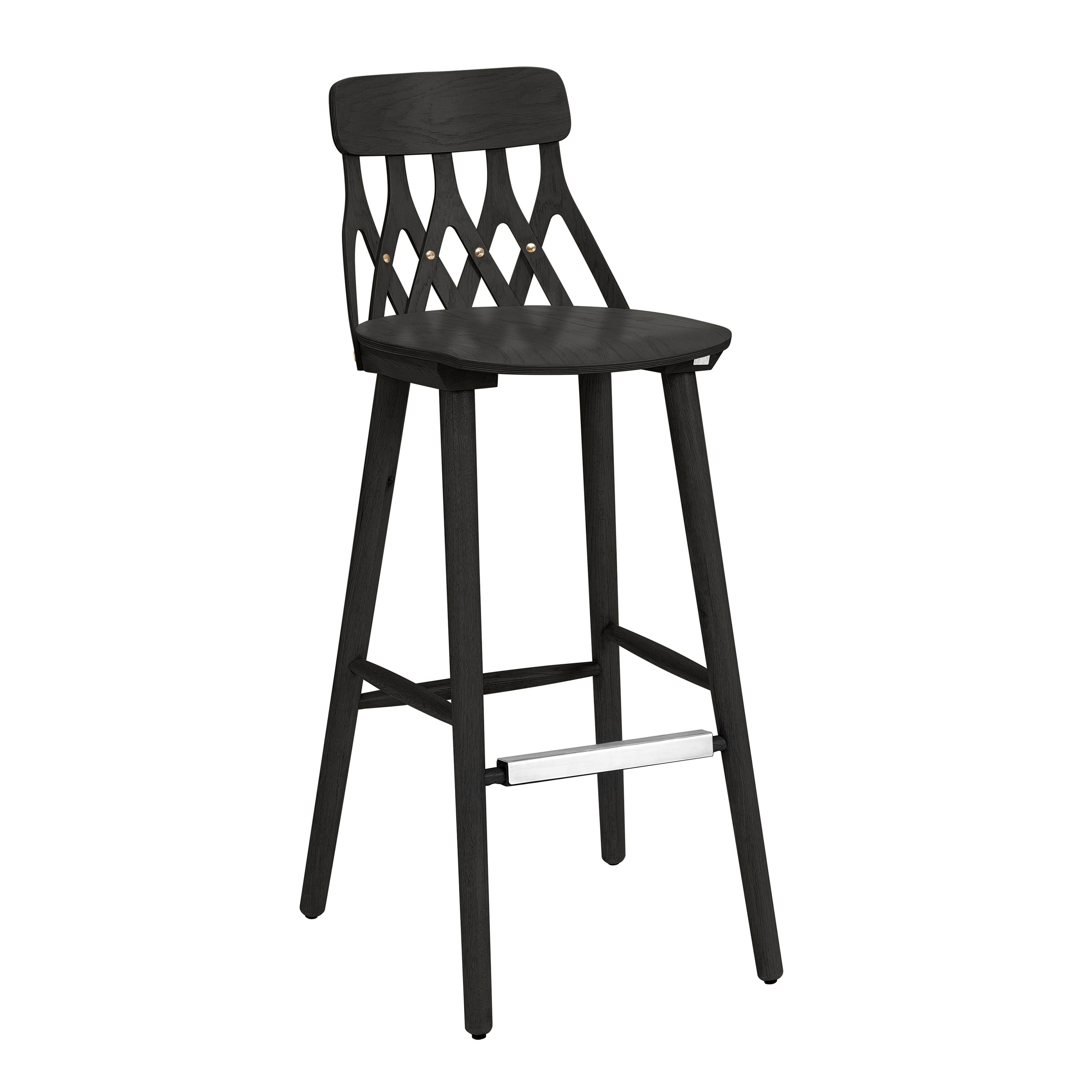 Y5 Barstuhl 78cm Esche Schwarz,