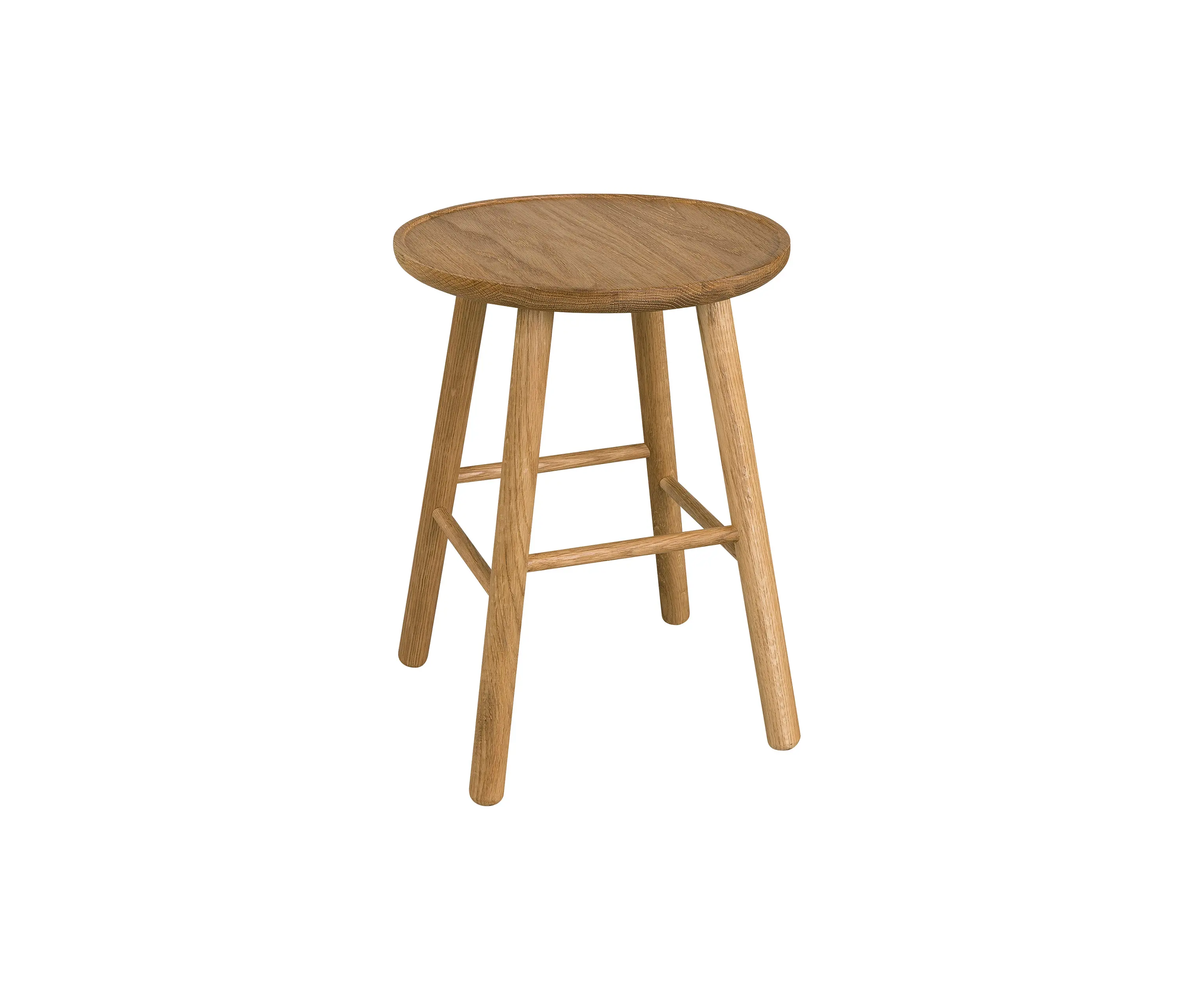 Hans K - ZigZag stool 47cm oak oiled