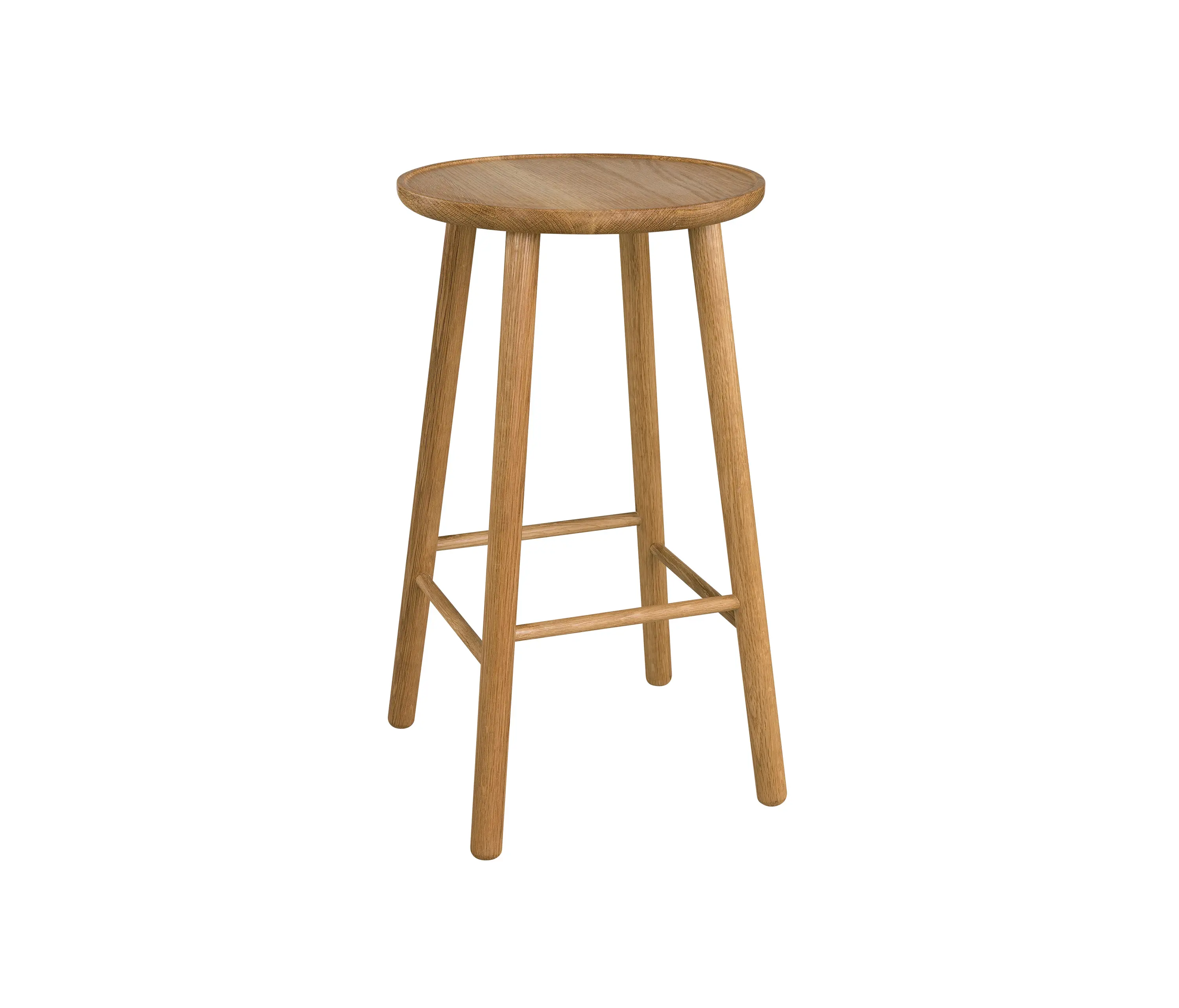 Hans K - ZigZag barstool 63cm oak oiled