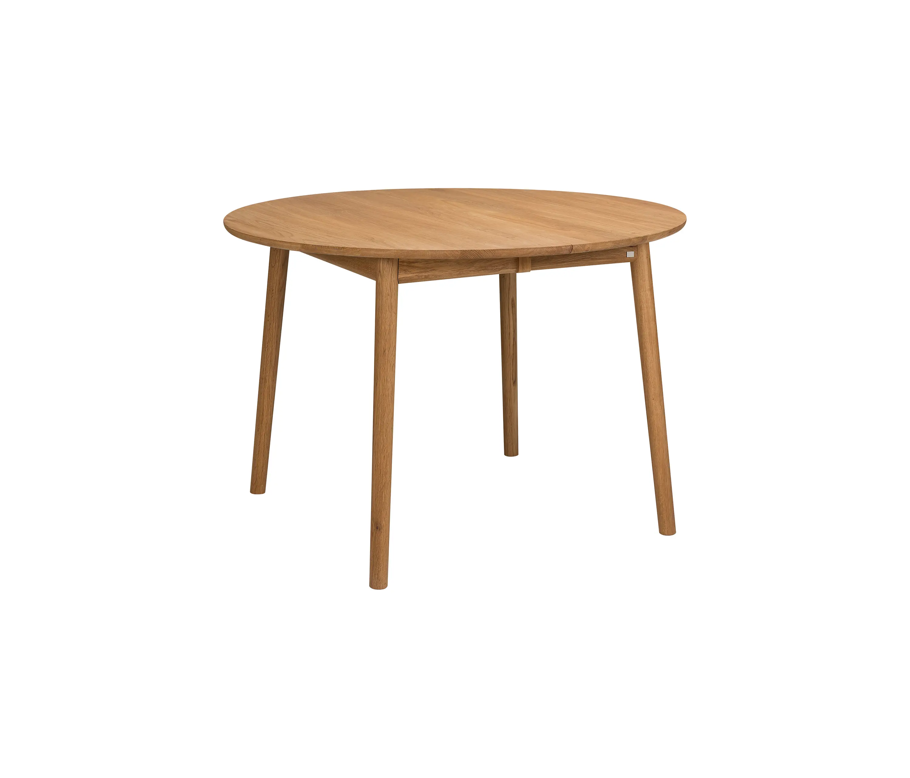 Hans K - ZigZag table round 110(50)x110cm oak oiled