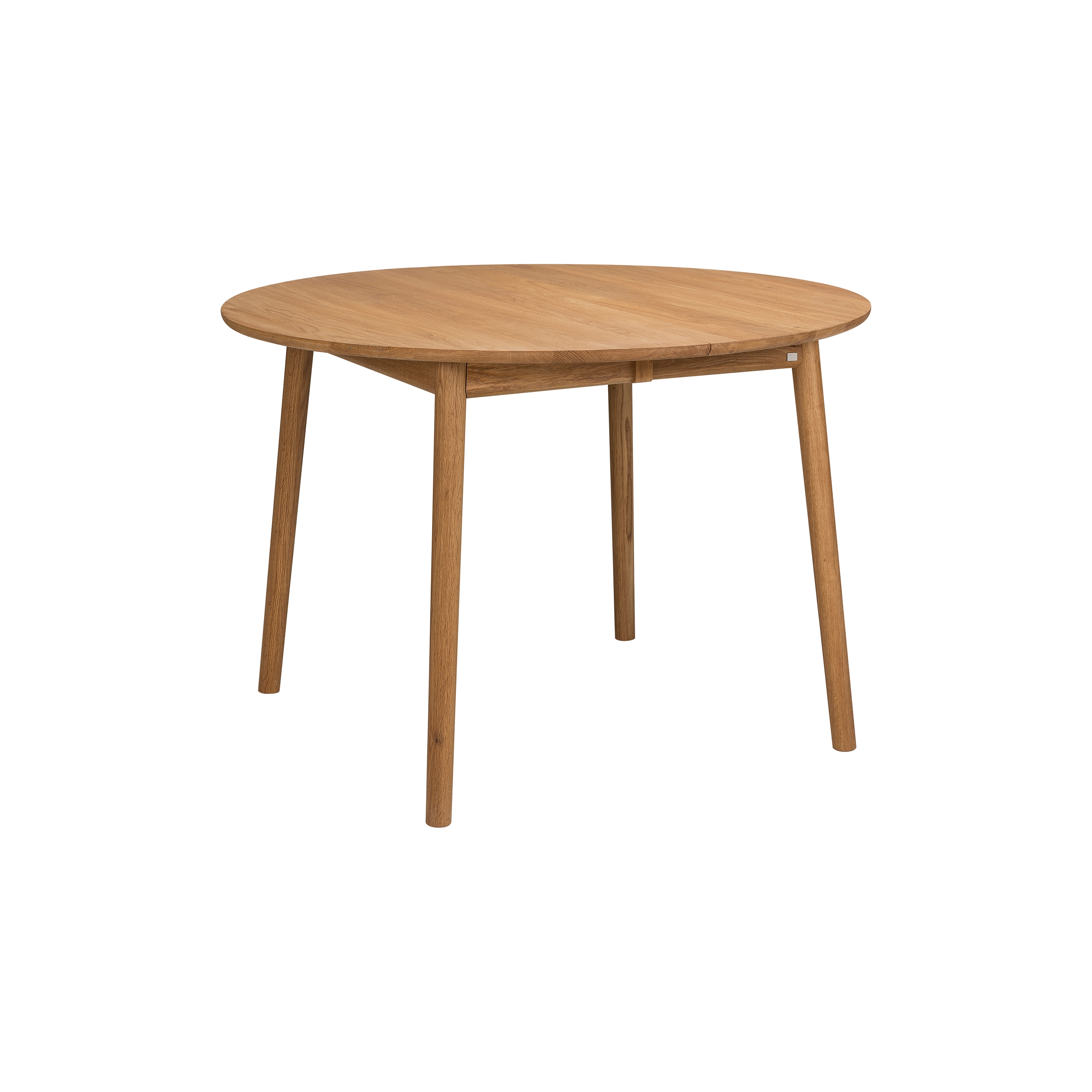 ZigZag table round 110(50)x110cm oak oiled