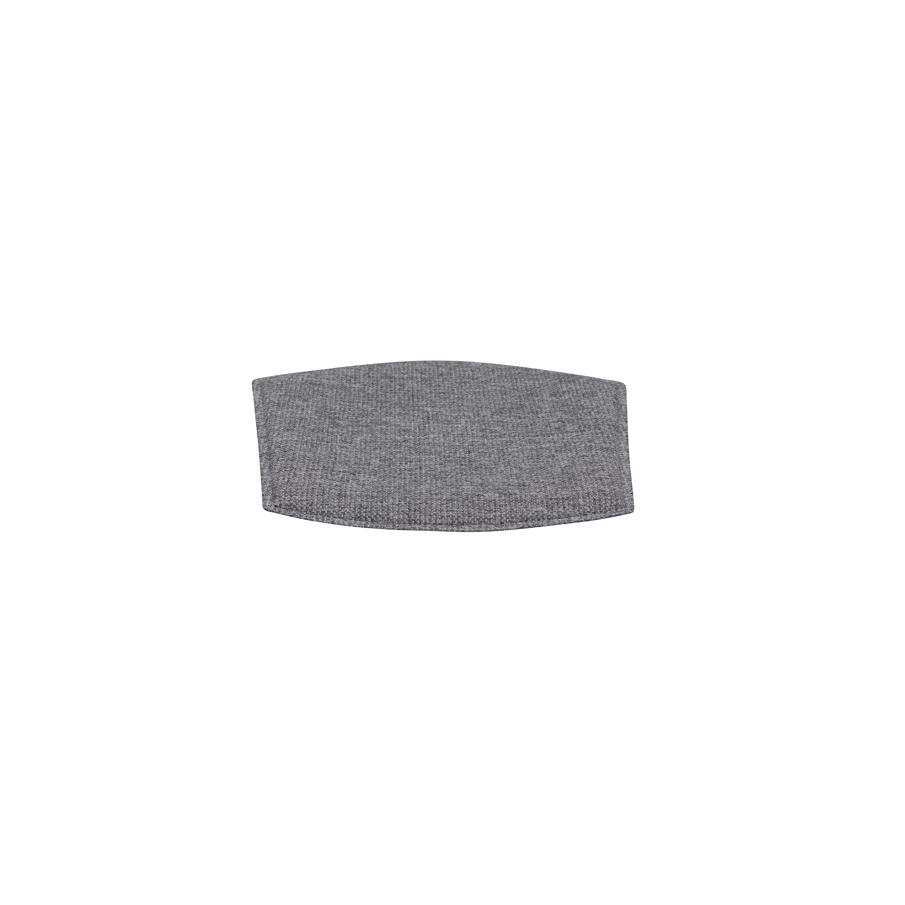 ZigZag cushion chair Nature sparkling grey