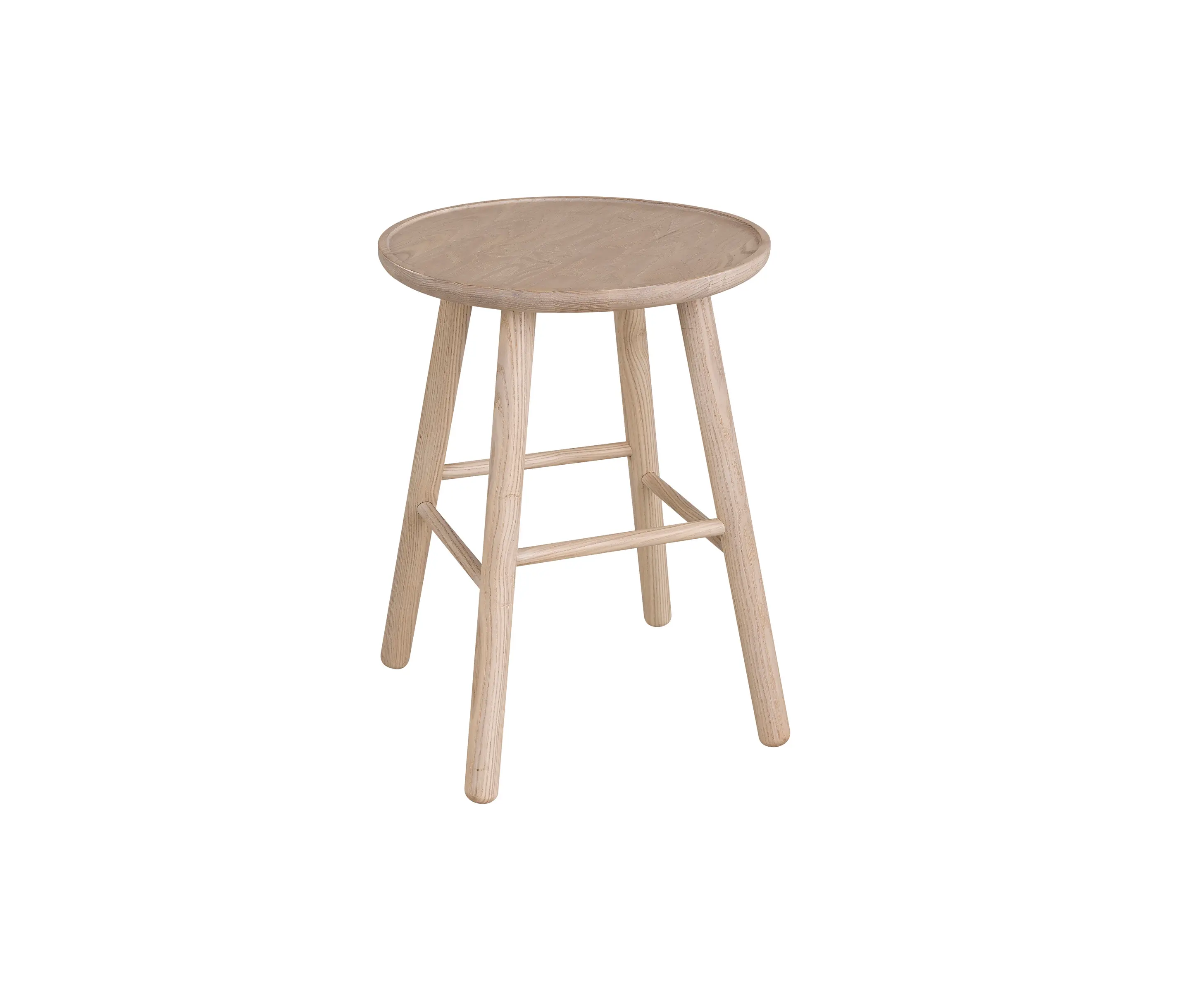 Hans K - ZigZag stool 47cm ash blonde
