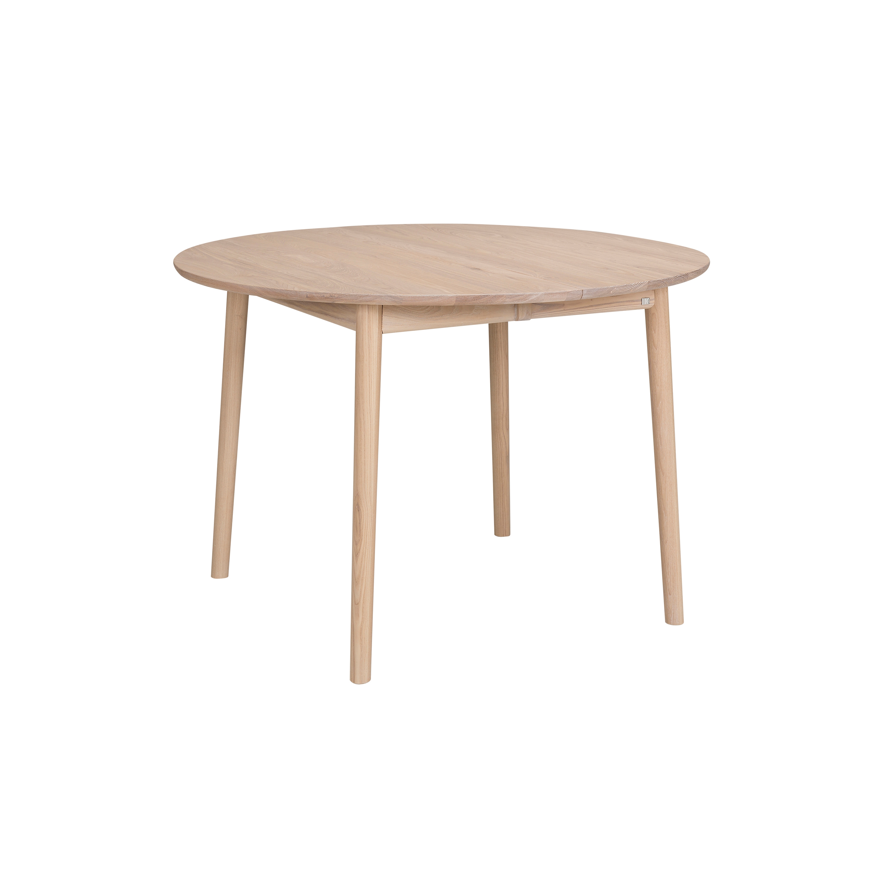 Vertoon produk ZigZag table round 110(50)x110cm ash blonde van vervaardiger Hans K