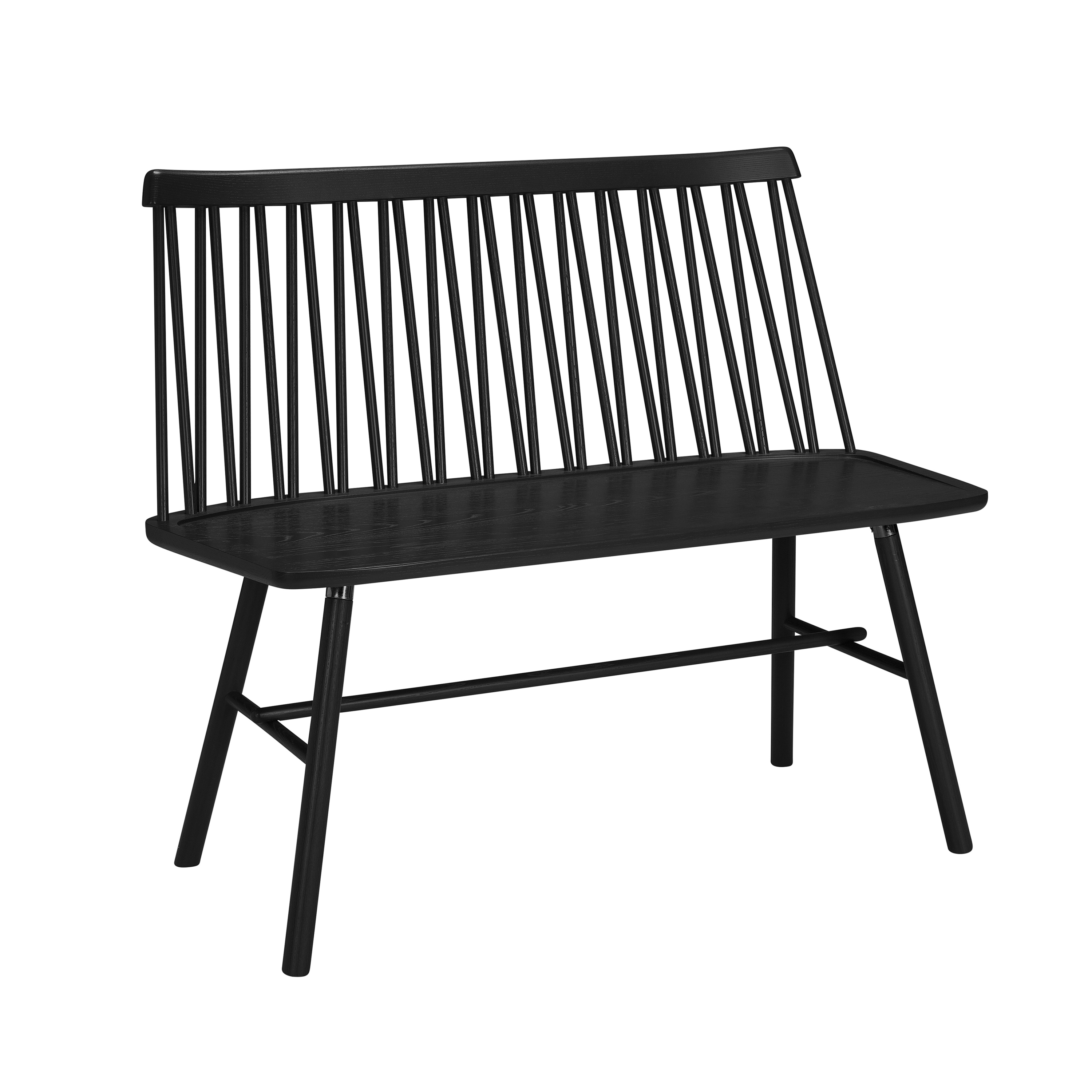 ZigZag bench ash black