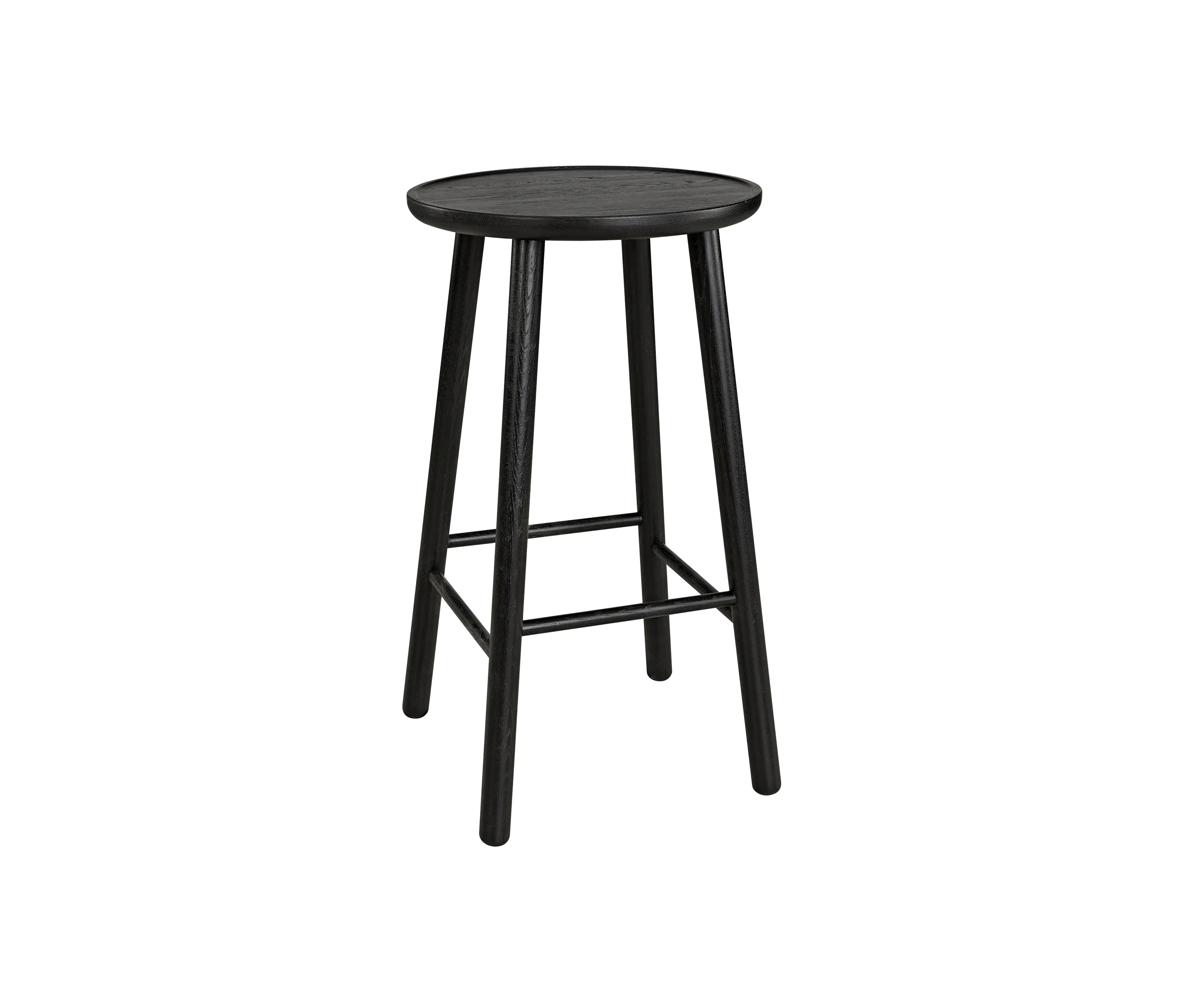 Hans K - ZigZag barstool 63cm ash black