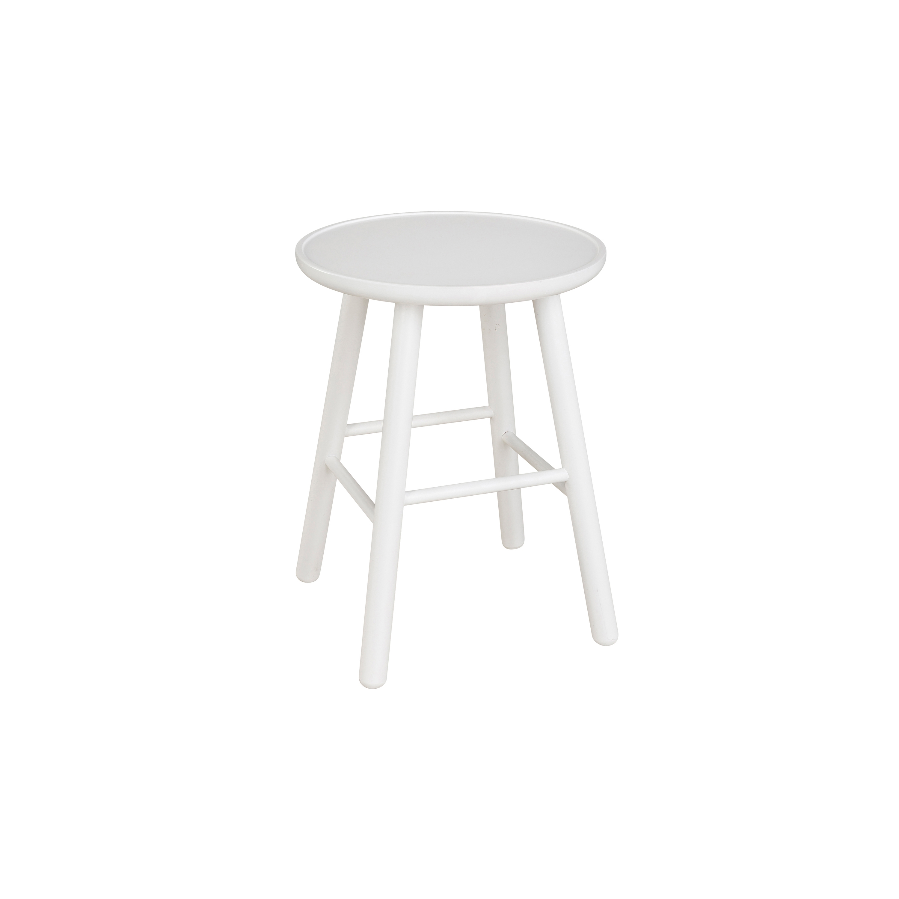 ZigZag stool 47cm white