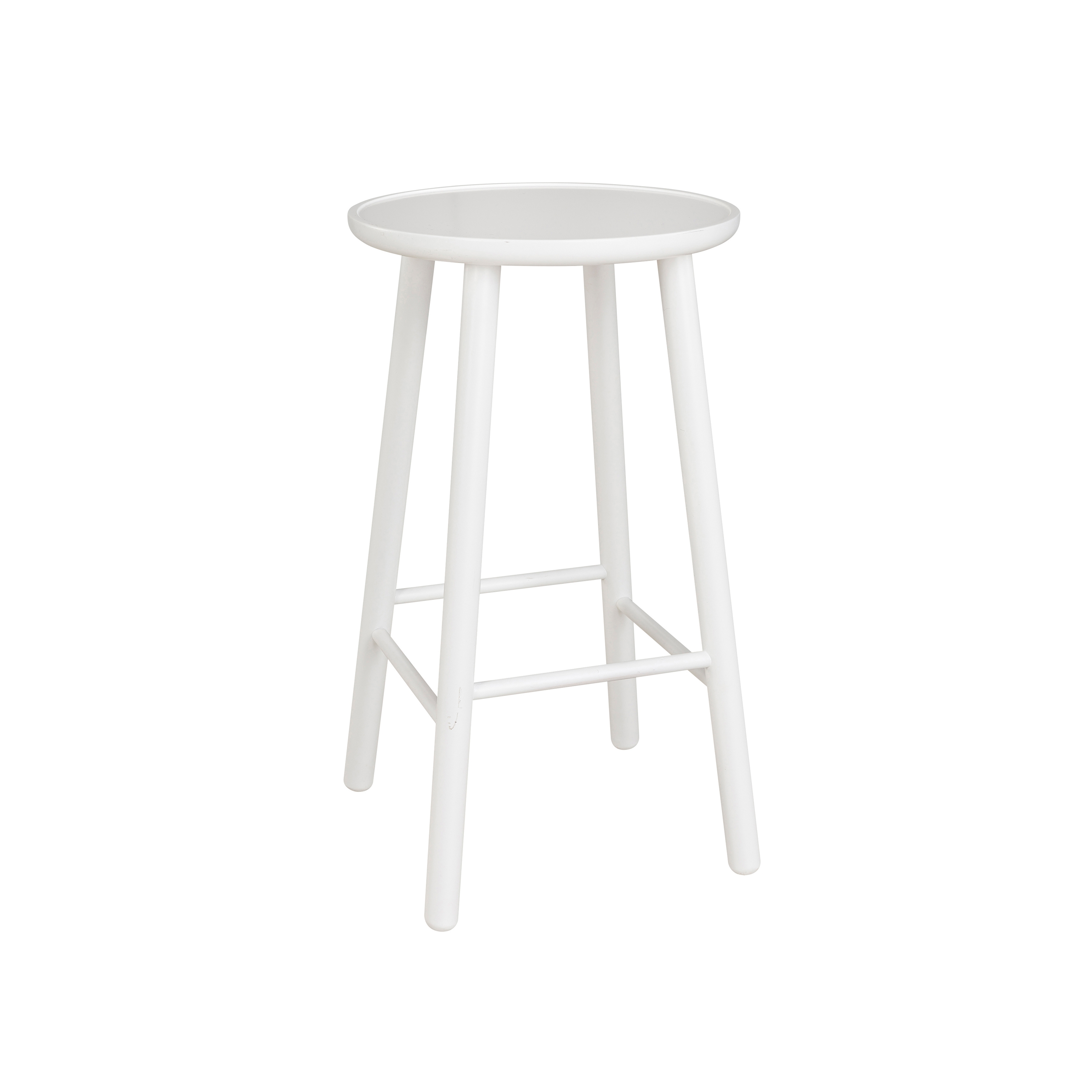 ZigZag barstool 63cm white