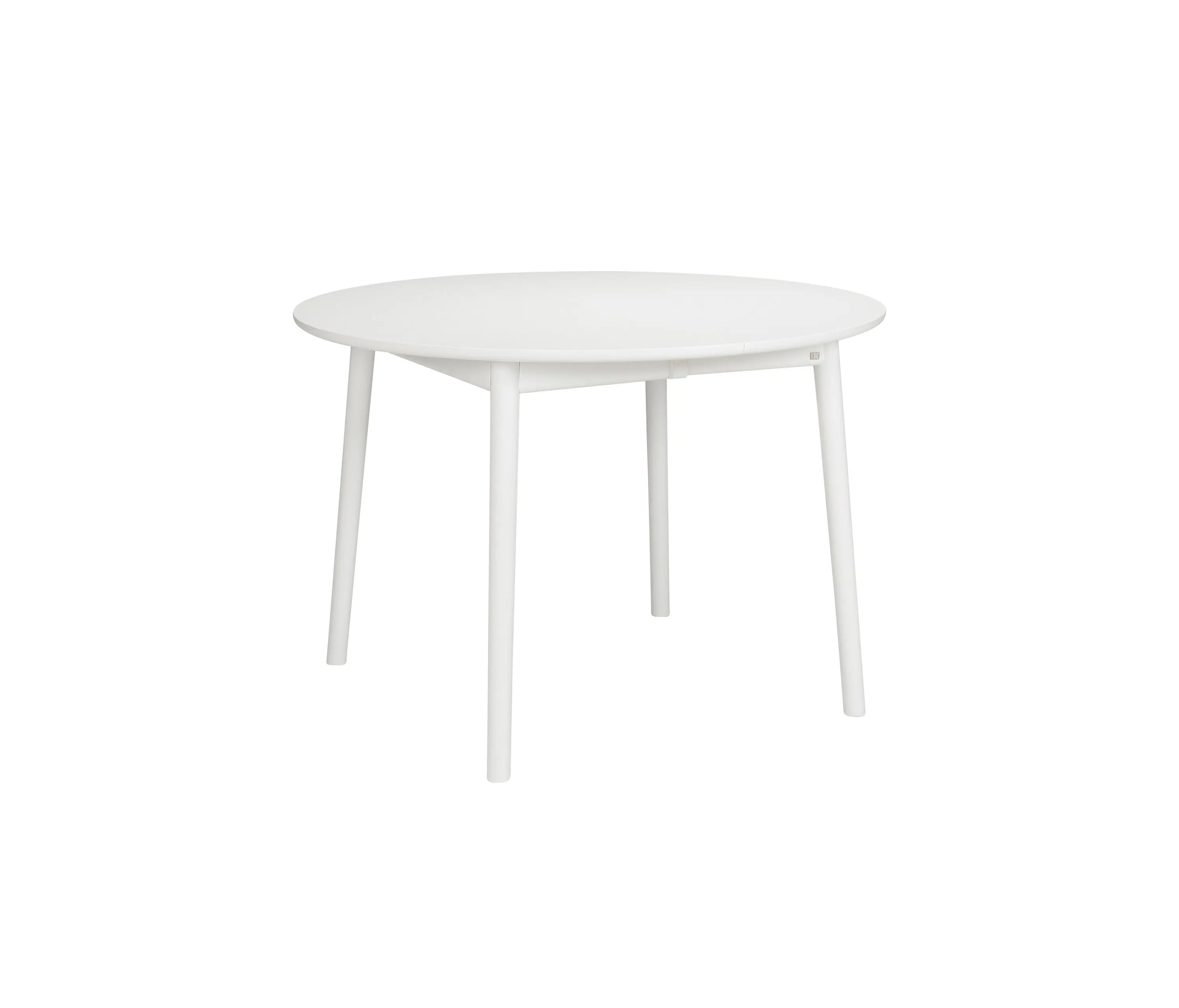 Hans K - ZigZag table round 110(50)x110cm white