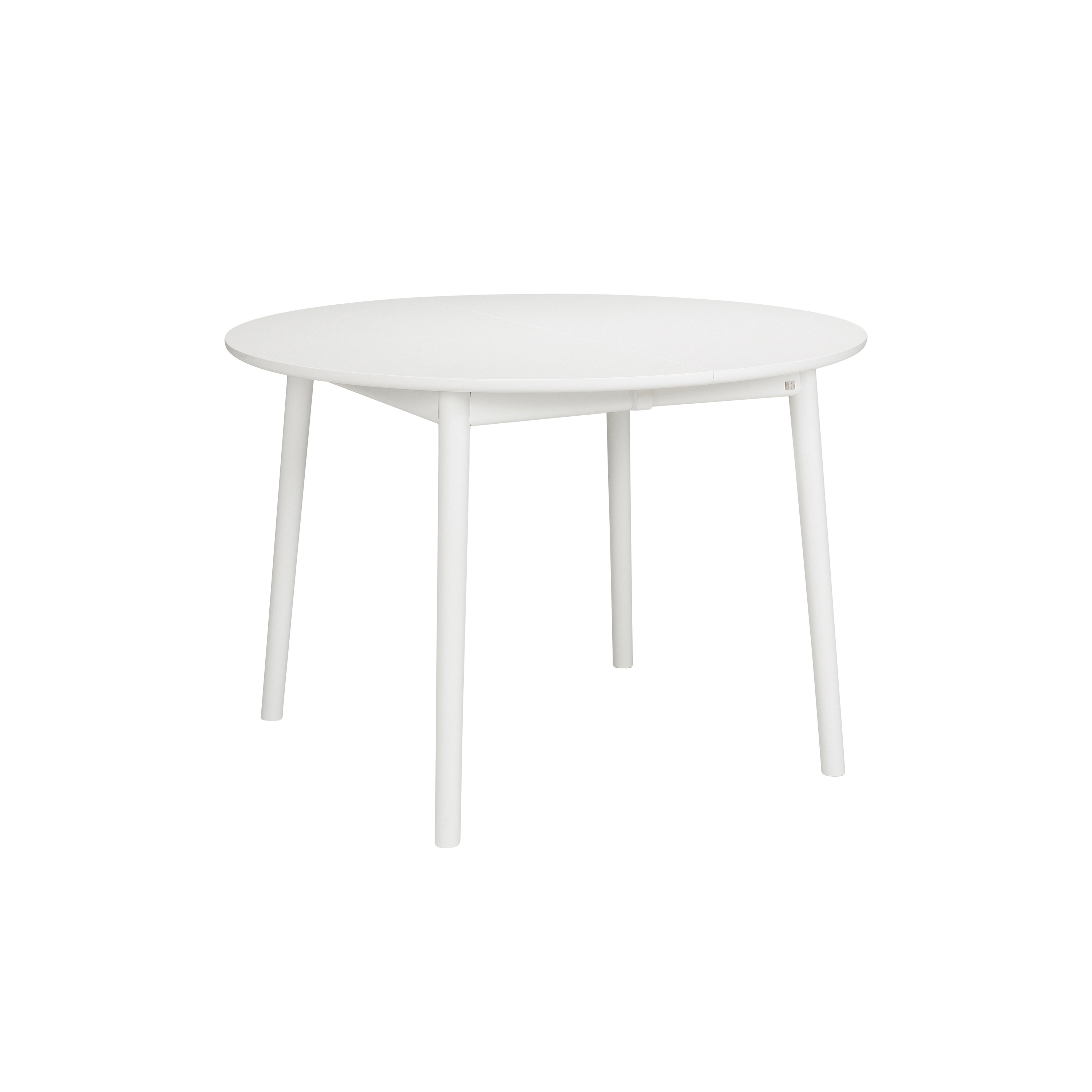 ZigZag table round 110(50)x110cm white