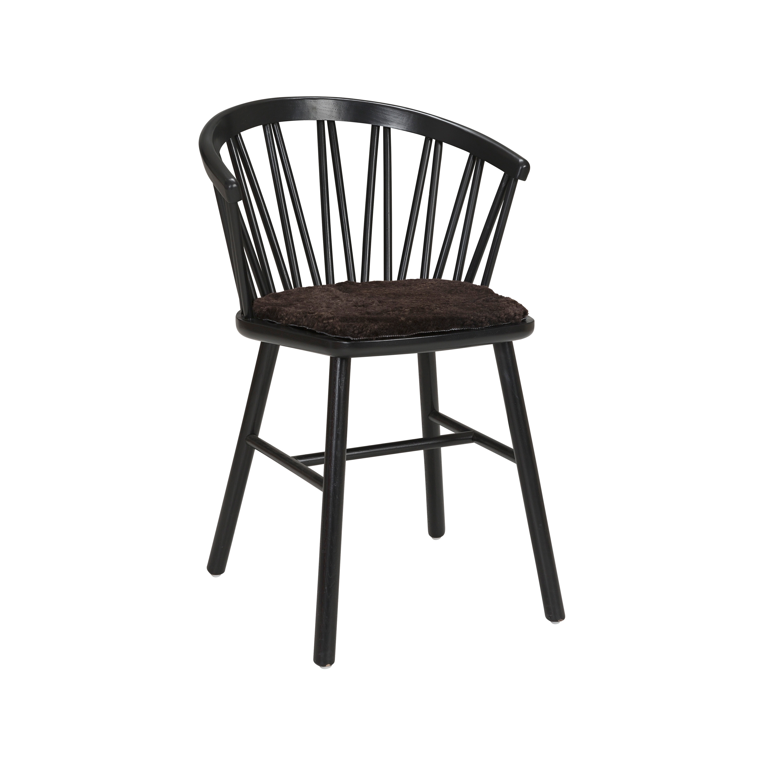 ZigZag armchair ash black