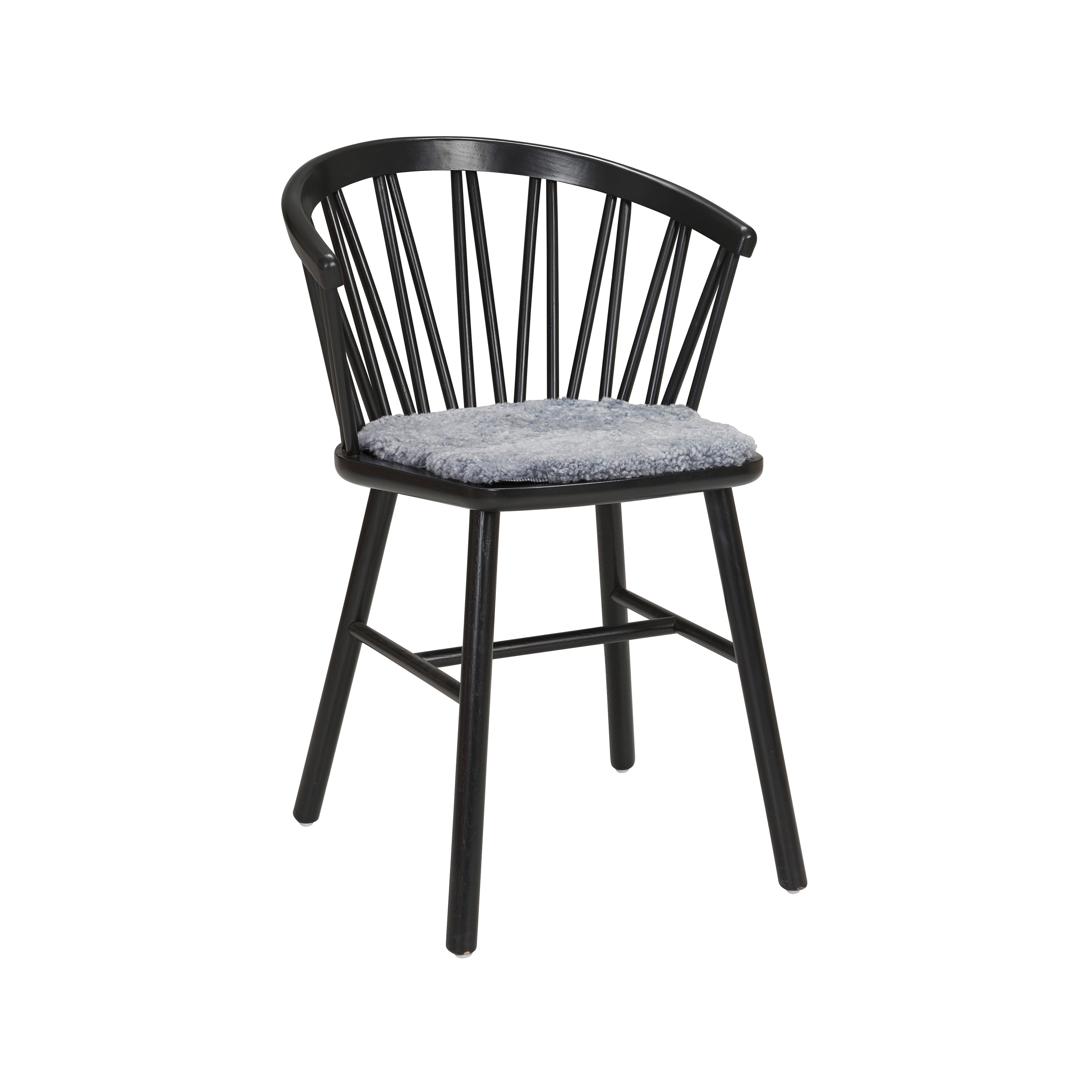 ZigZag armchair ash black