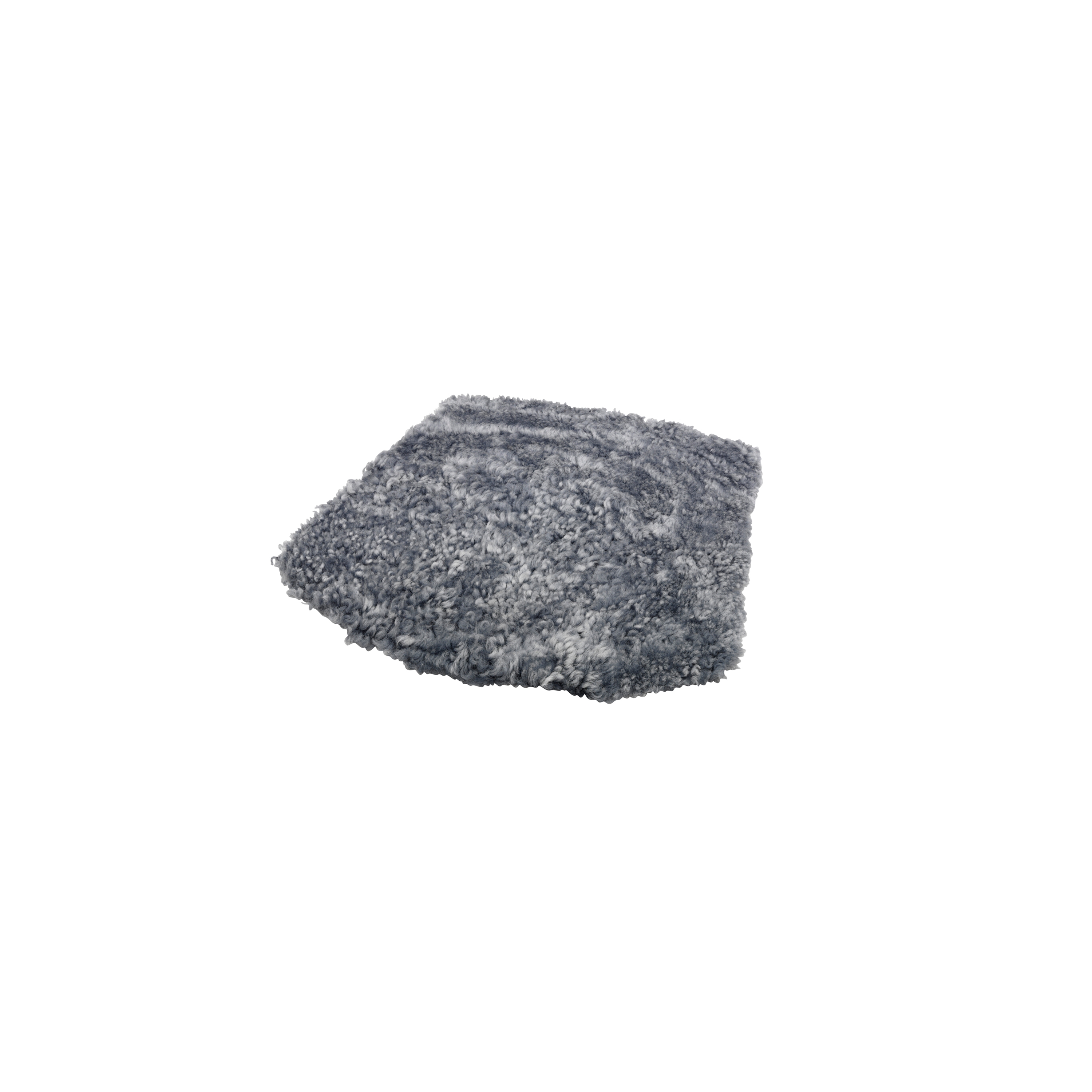ZigZag cushion lounge sheepskin graphite