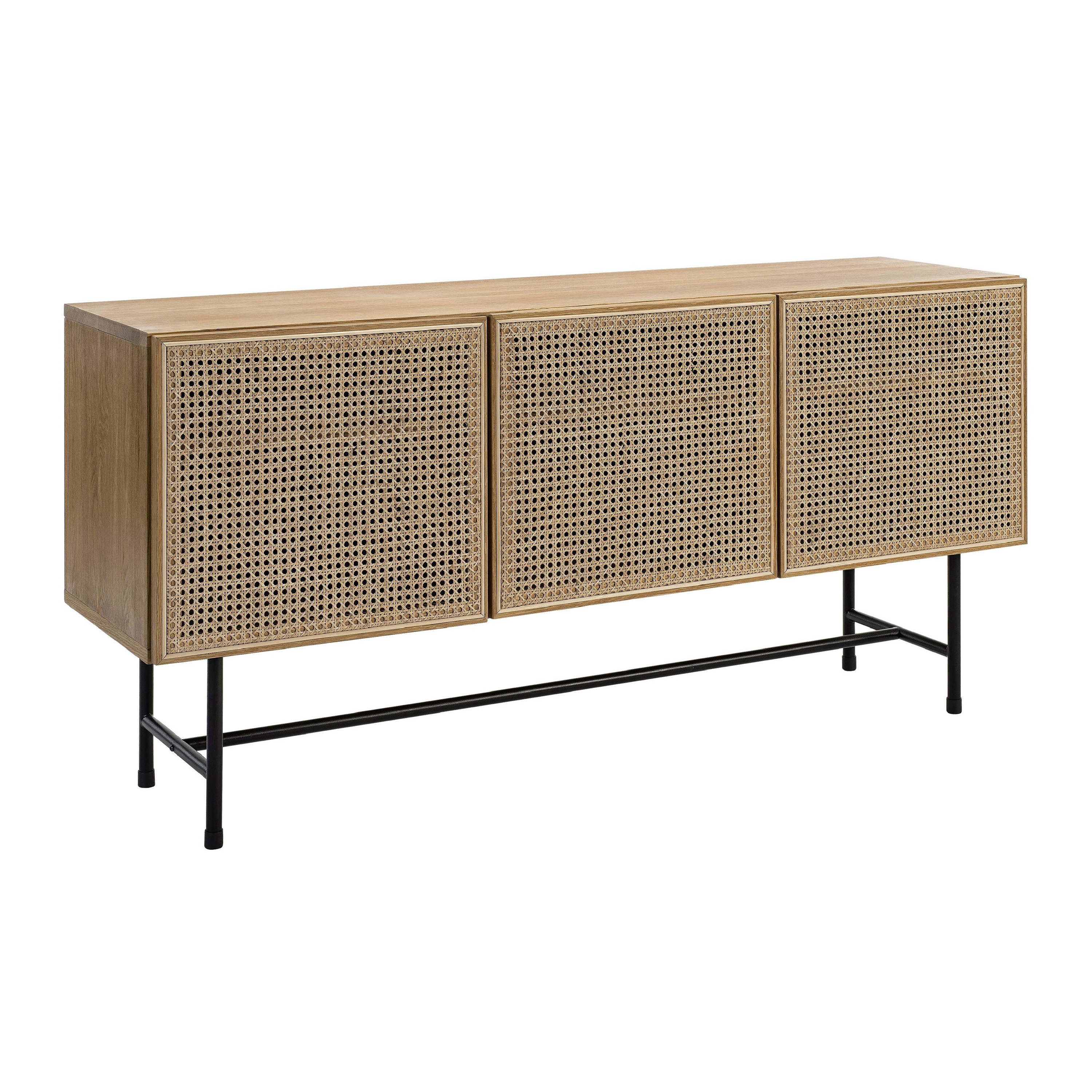 Display product Racquet sideboard oak oild, legs metal from manufacturer Hans K