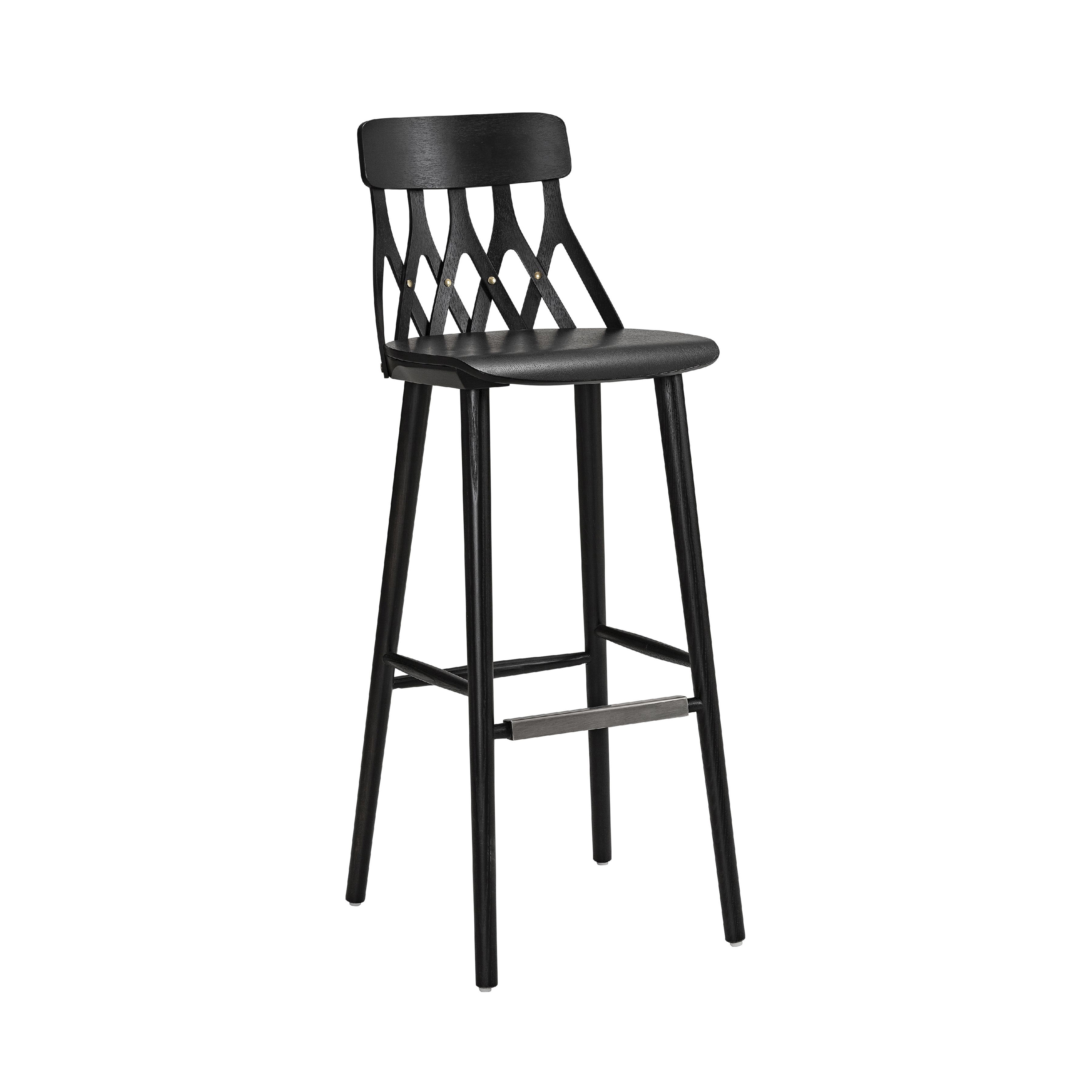 Y5 barchair 78cm ash black