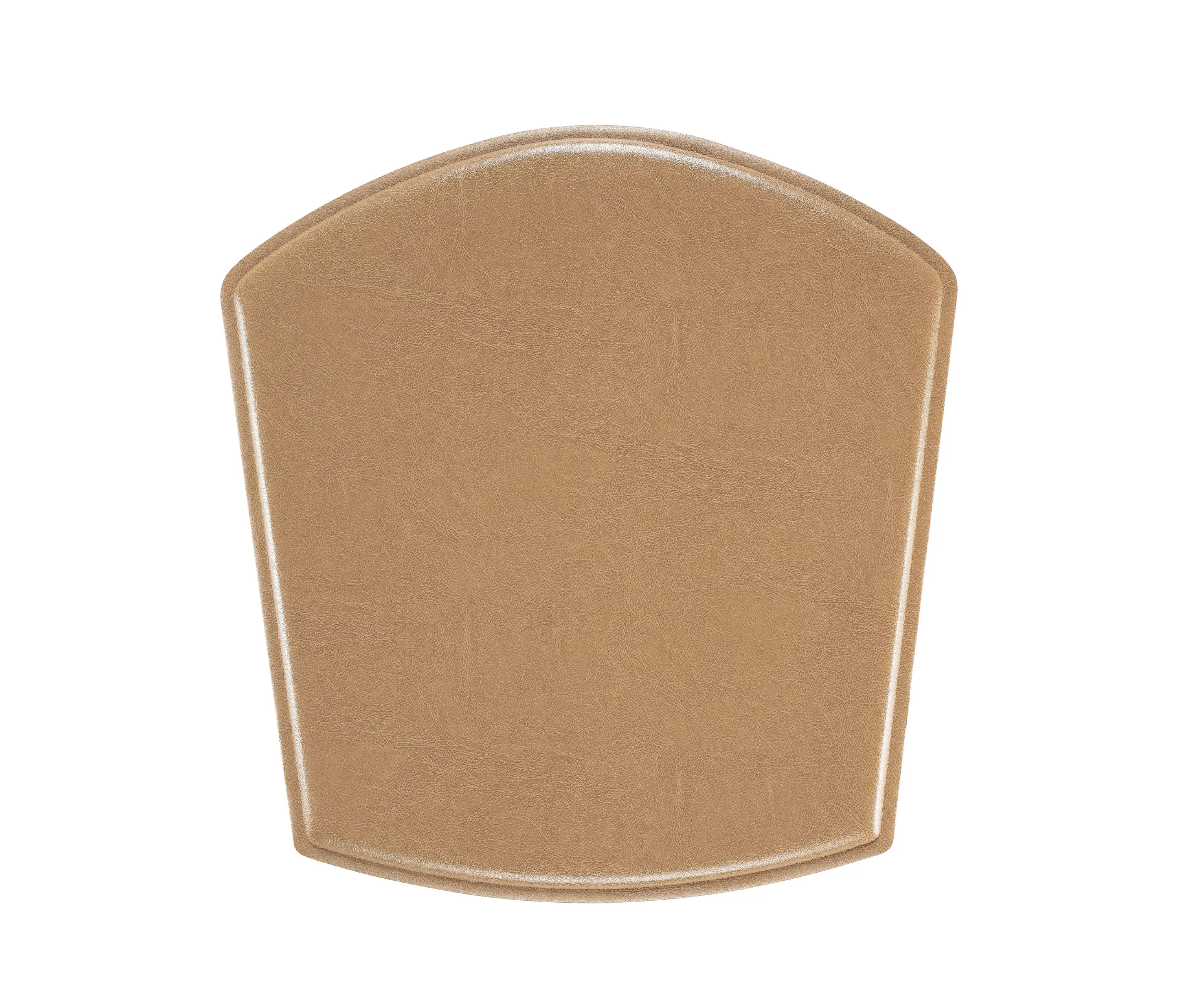 Hans K - ZigZag cushion chair bonded leather camel