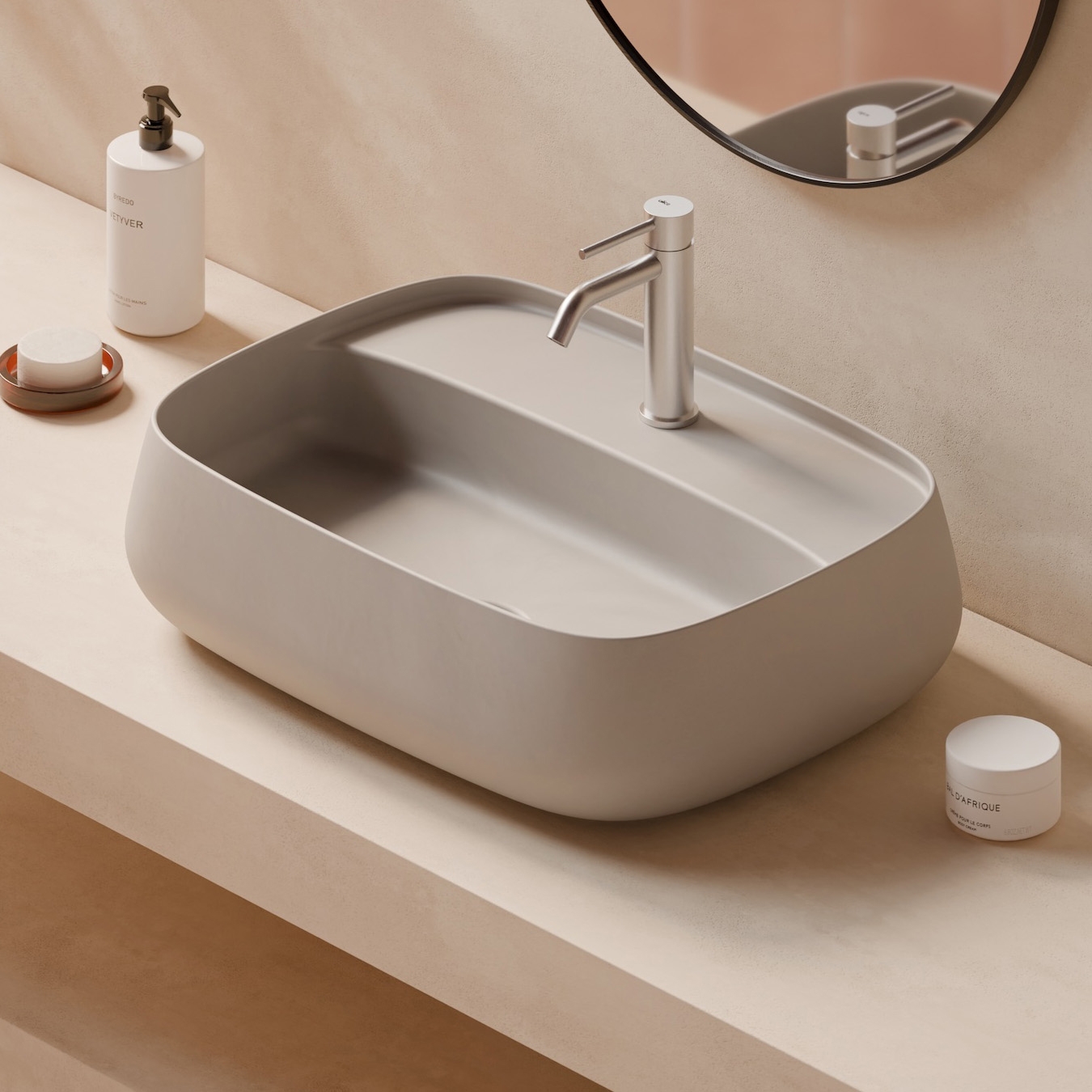 Afficher le produit Nur Washbasin 60x45 plan du fabricant Alice Ceramica