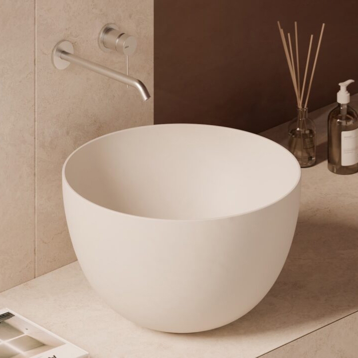 Mostra il prodotto Unica Round washbasin 50 h30 del produttore Alice Ceramica
