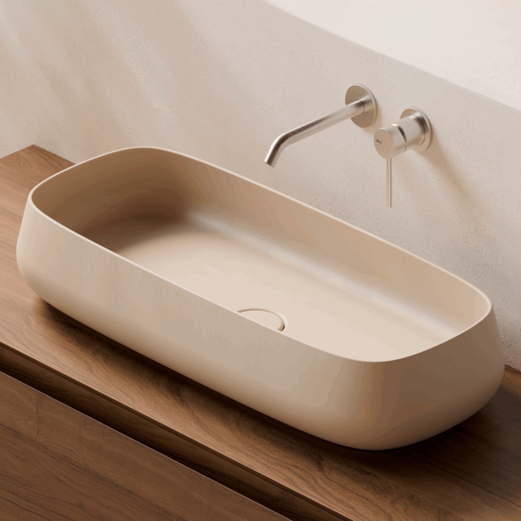 Afficher le produit Nur Washbasin 80x35 du fabricant Alice Ceramica
