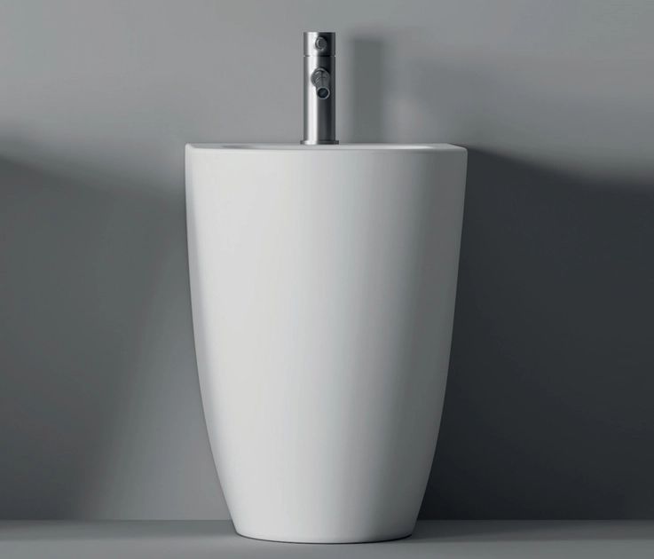 Bidet Pour Personnes à Mobilité Réduite ALICE CONFORT - Modèle Fermé, Hauteur 50 Cm, Couleur Blanc, Neuf