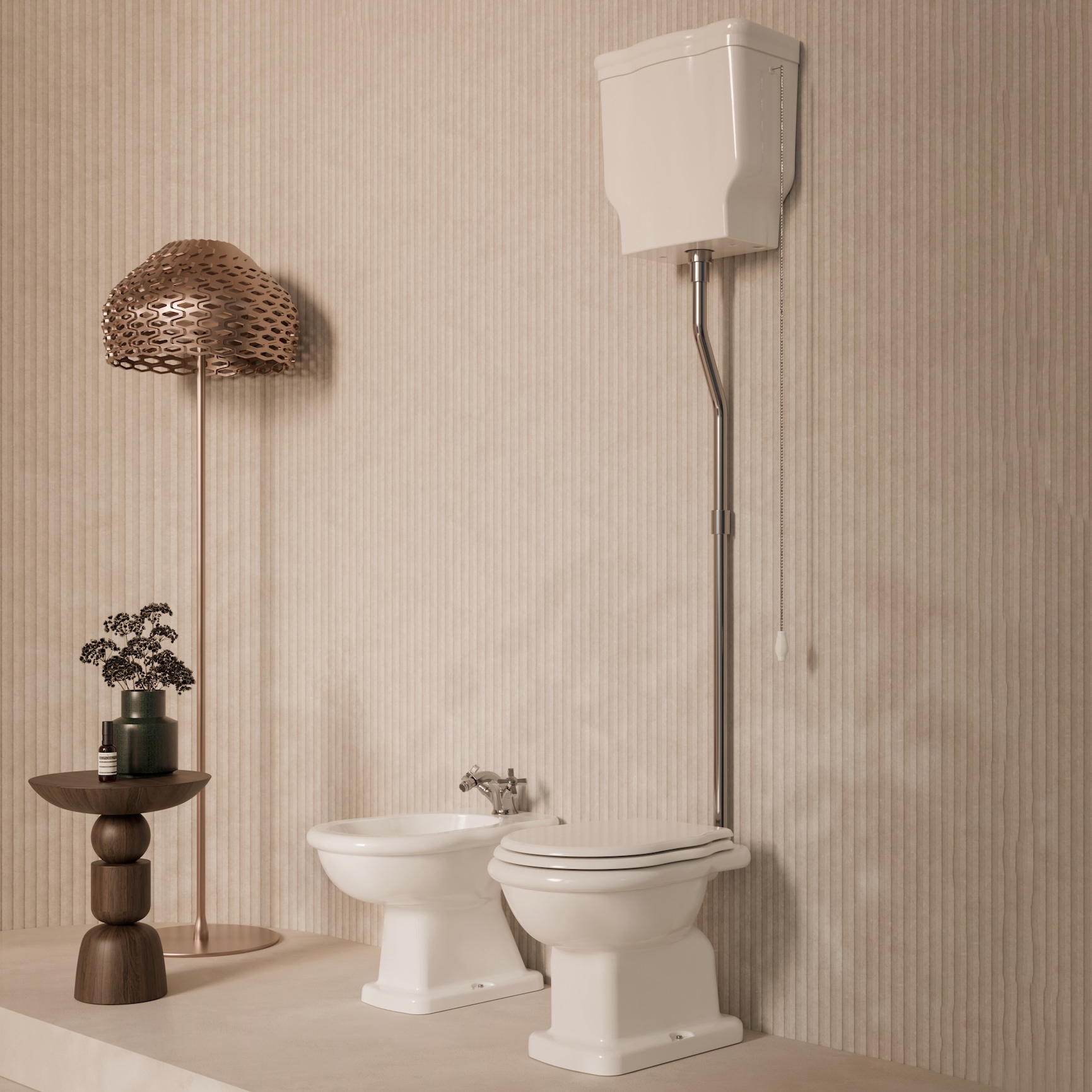Afficher le produit Boheme High cistern flushing du fabricant Alice Ceramica