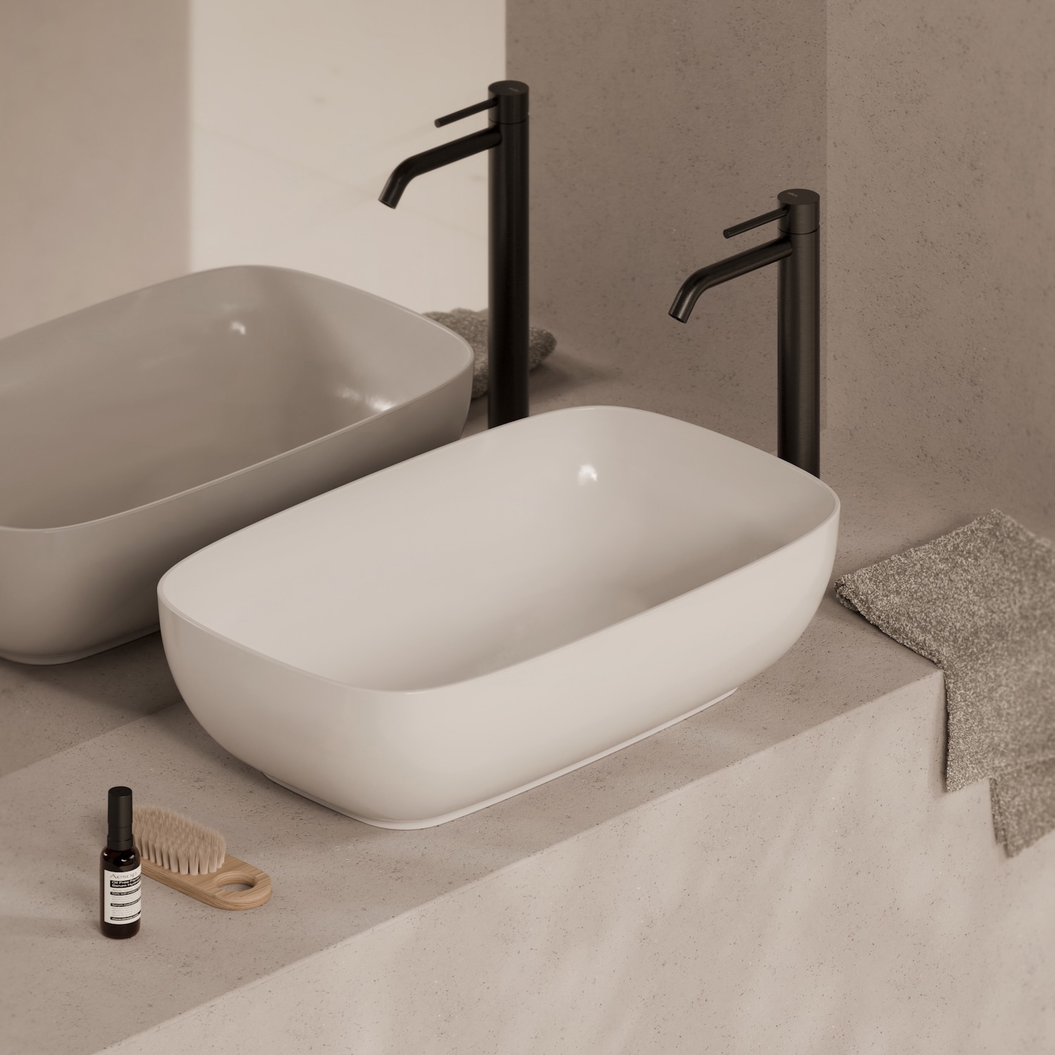 Produkt Form Washbasin rectangular 60x37 h15 des Herstellers Alice Ceramica anzeigen