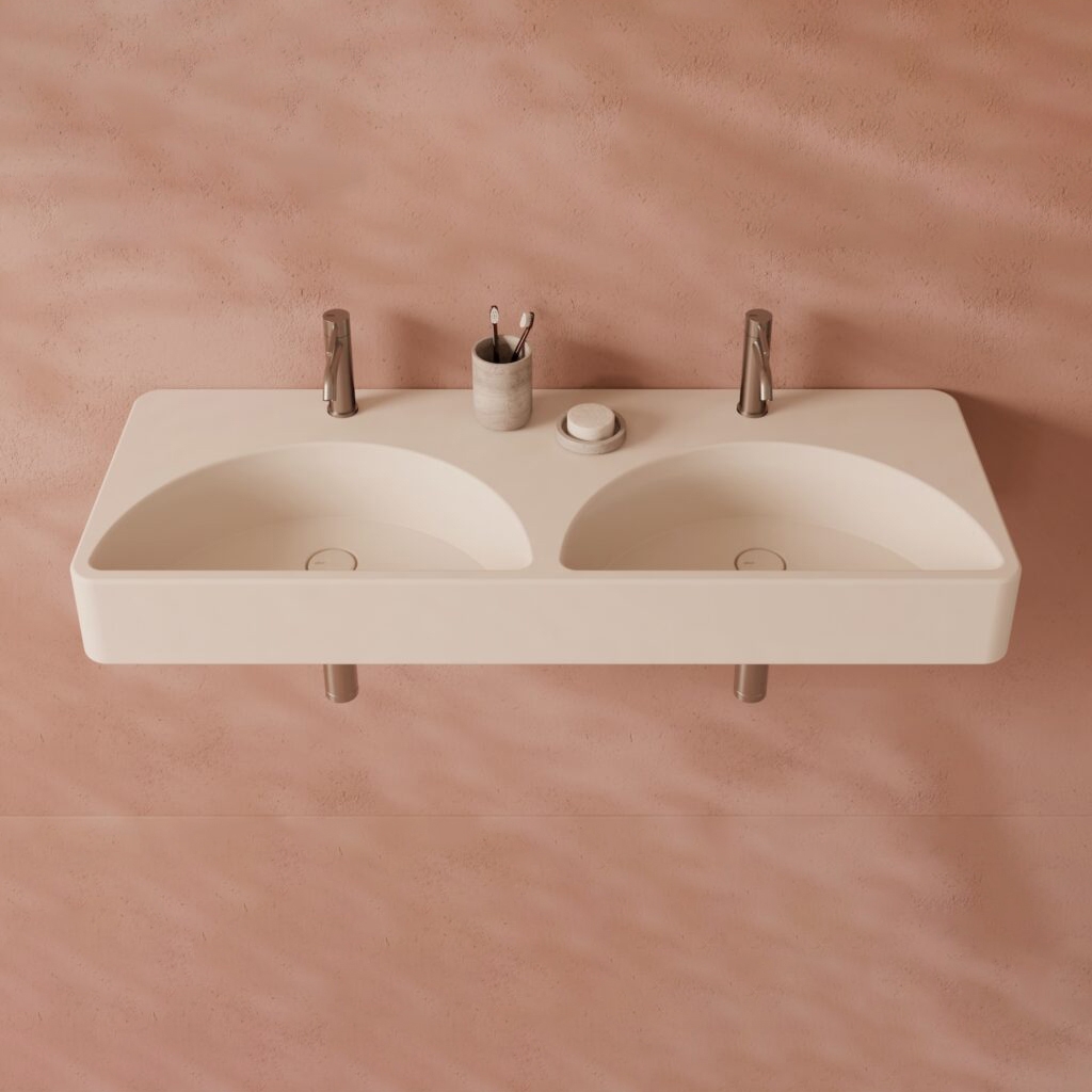 Afficher le produit Lunaris Washbasin 121x45 du fabricant Alice Ceramica
