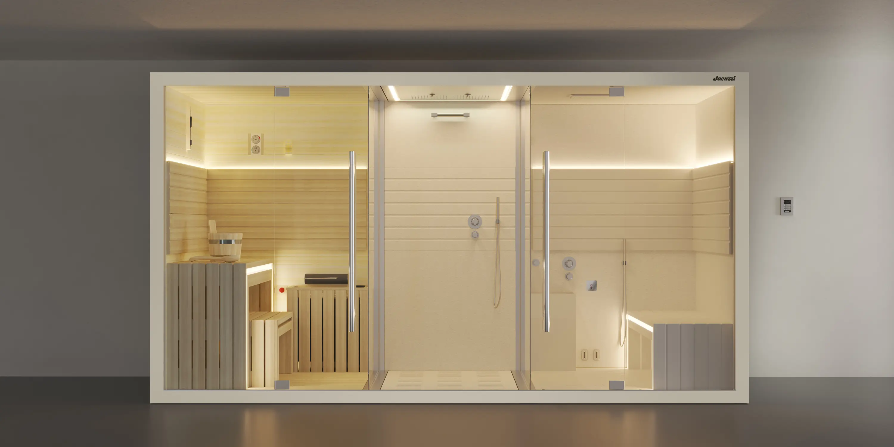Jacuzzi® - Sasha - Sauna | Emotional Shower | Hammam