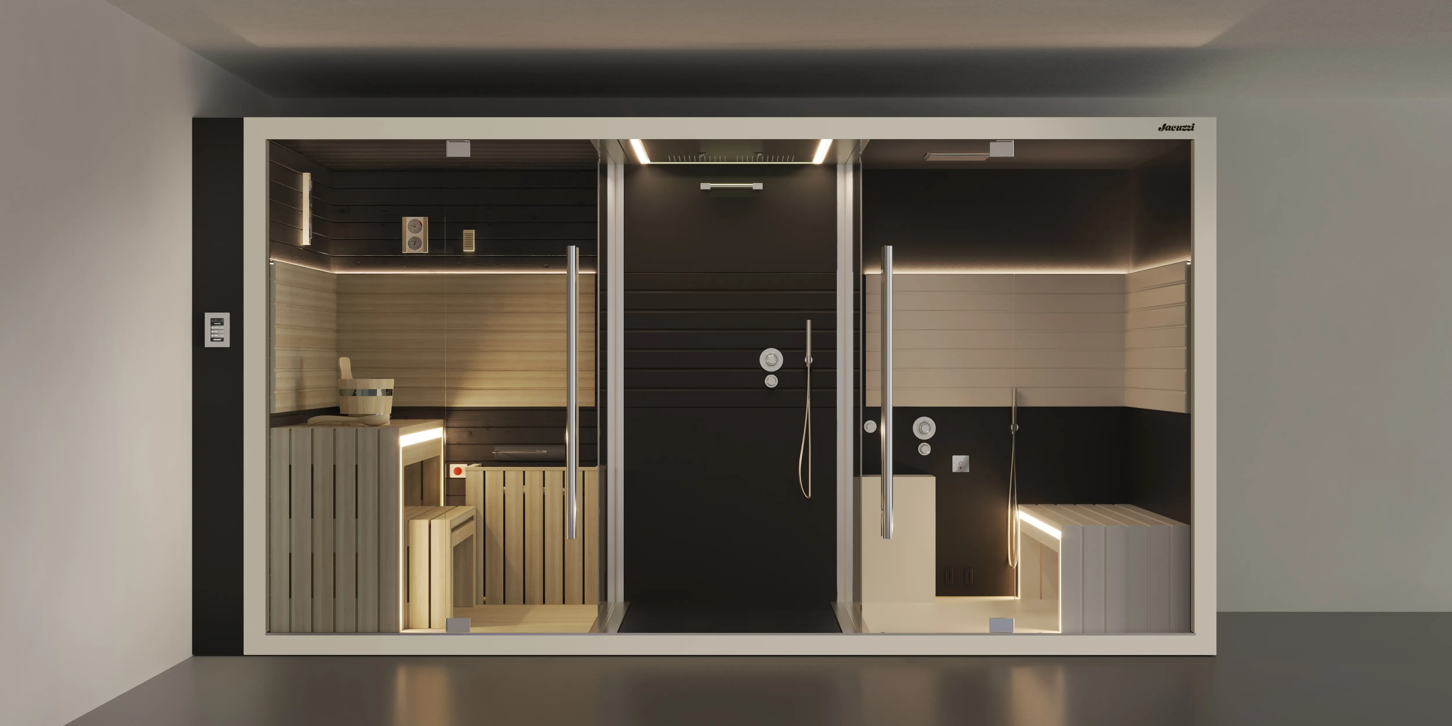 Jacuzzi® - Sasha - Sauna | Emotional Shower | Hammam