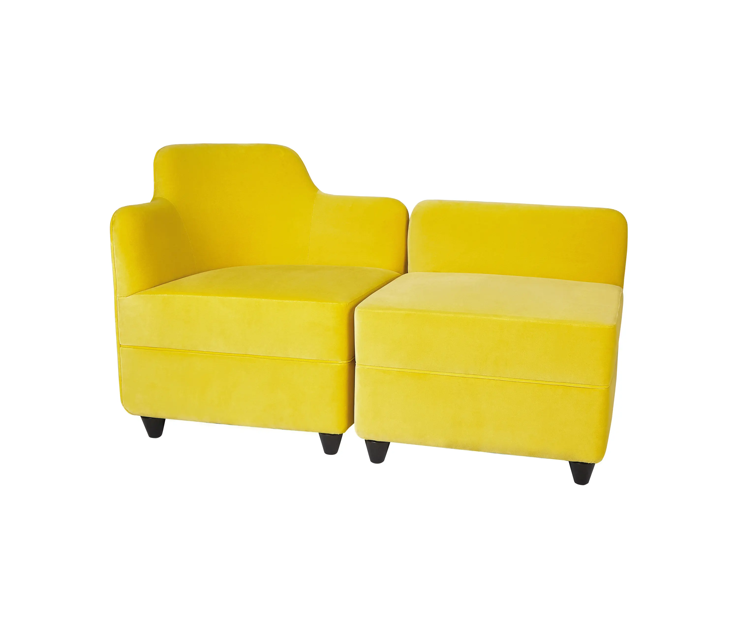 Tato - Angolo Pouf with backrest