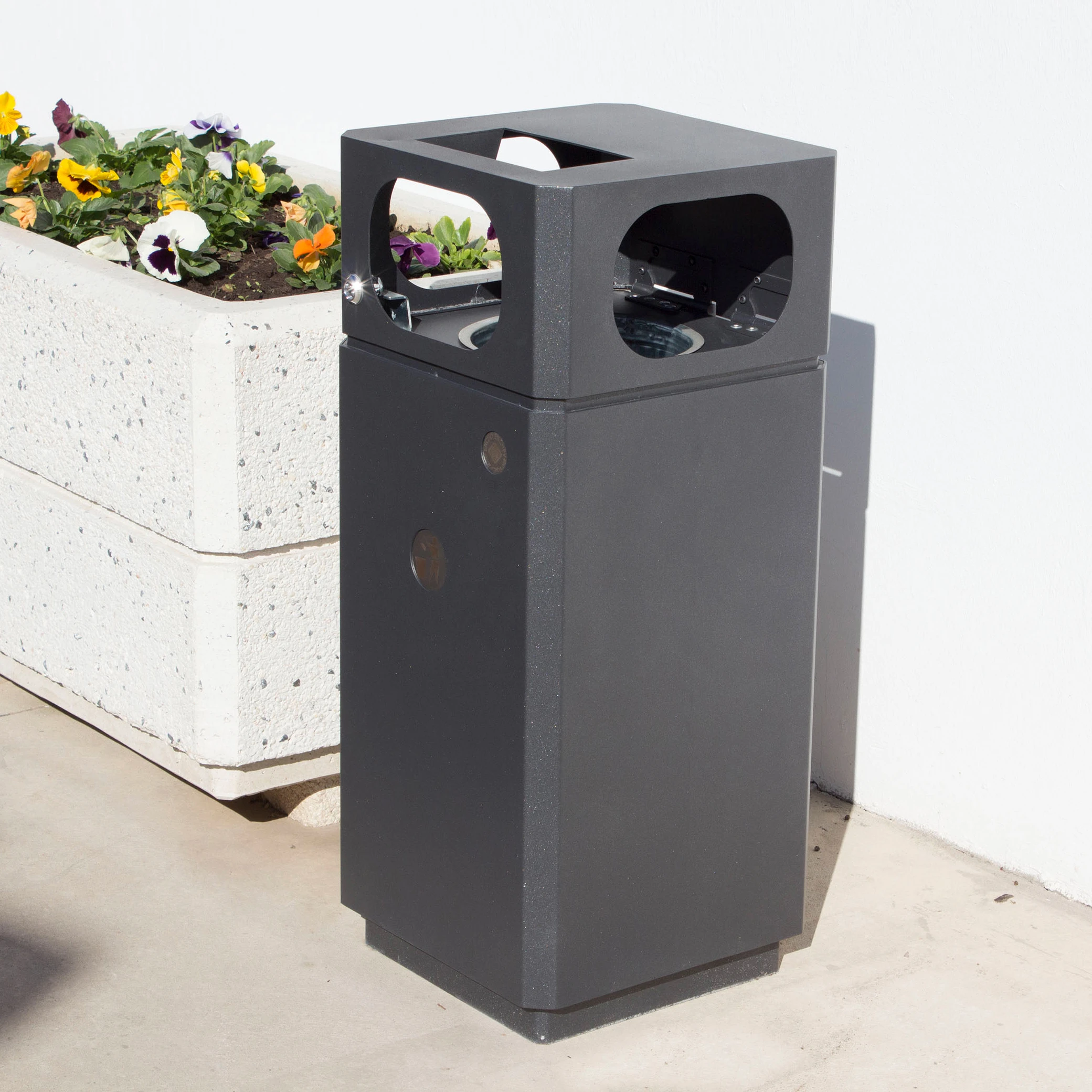 METAL LITTER BINS