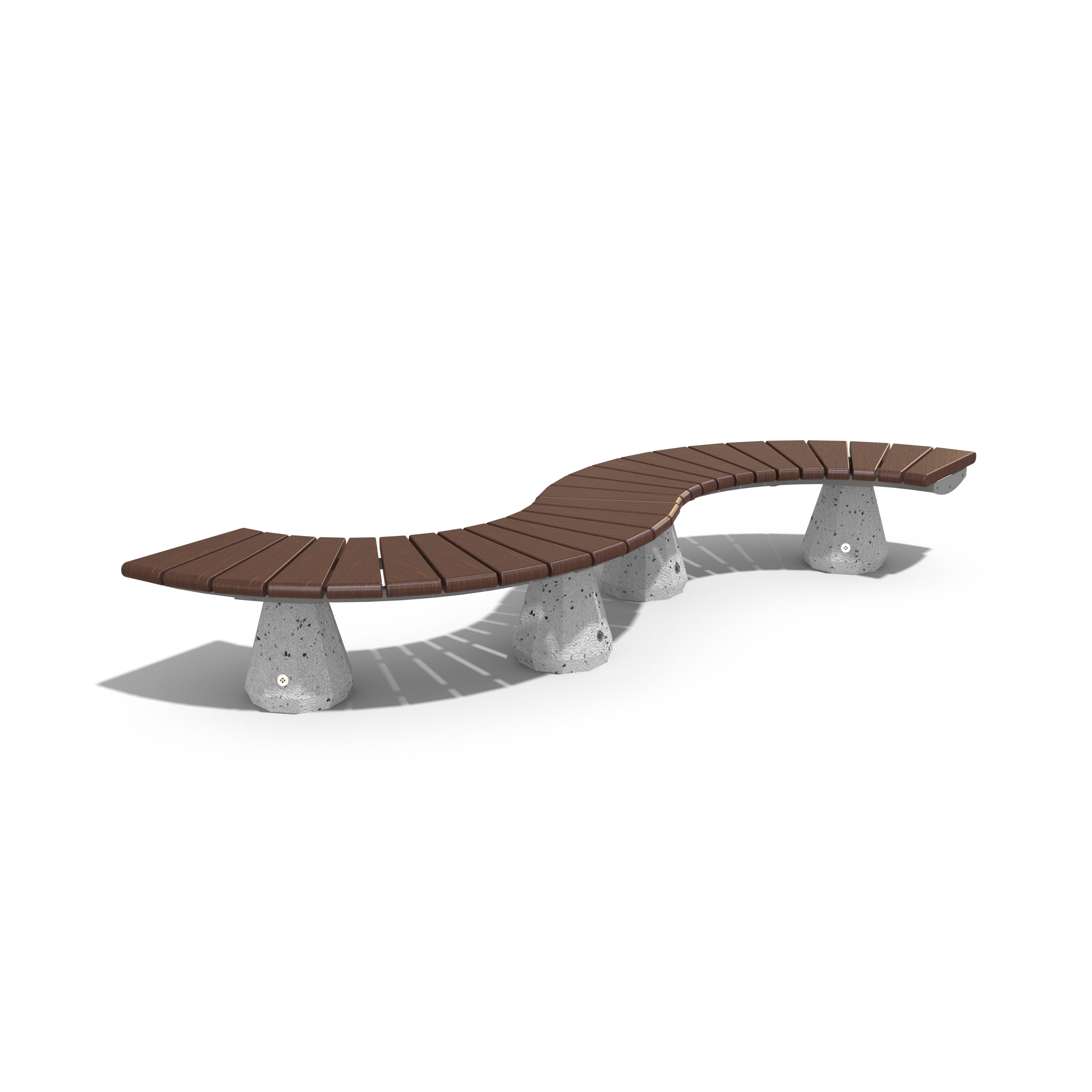 Vertoon produk Spline Tree Bench 156 van vervaardiger ETE
