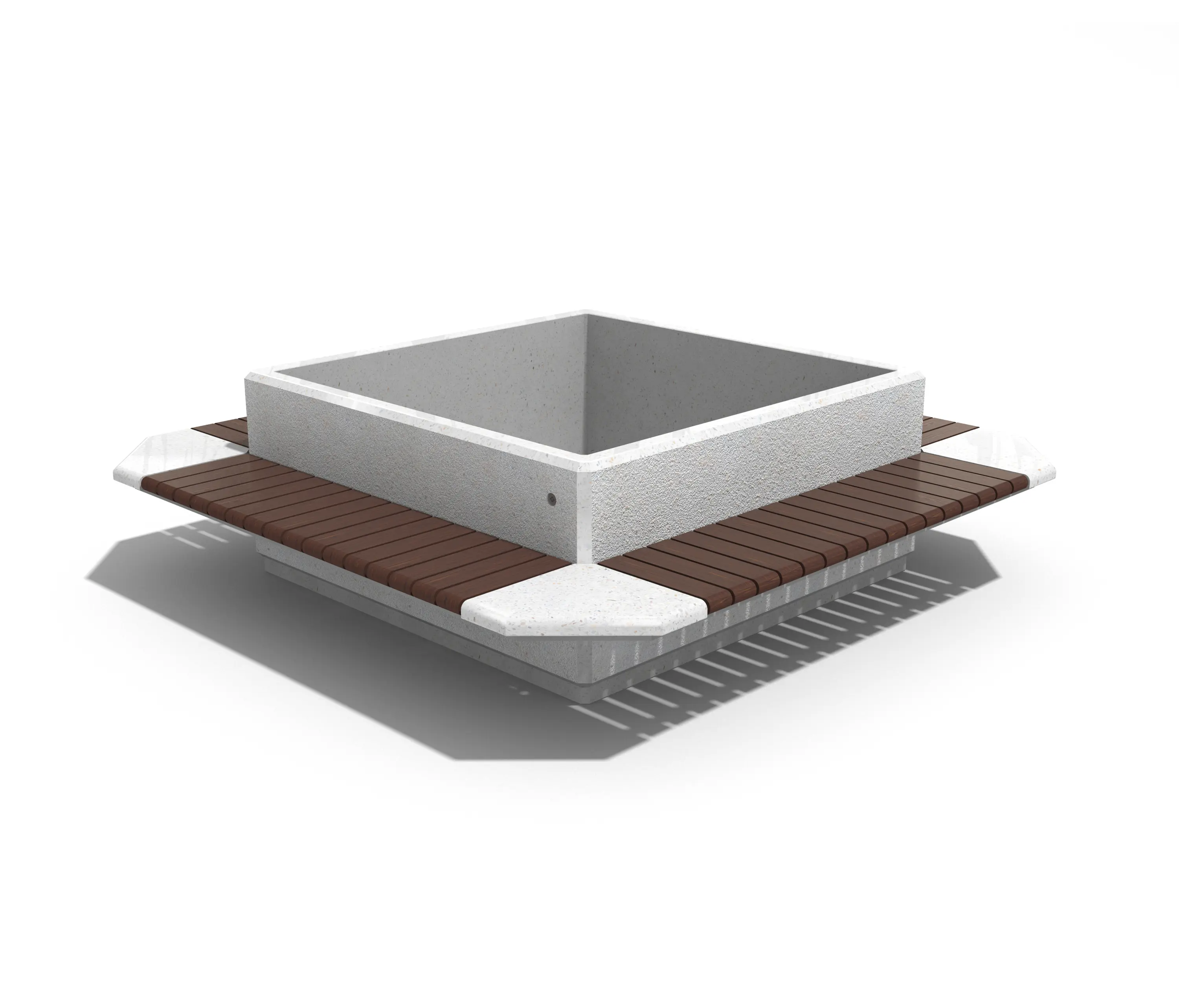 ETE - Square Planter Bench 93