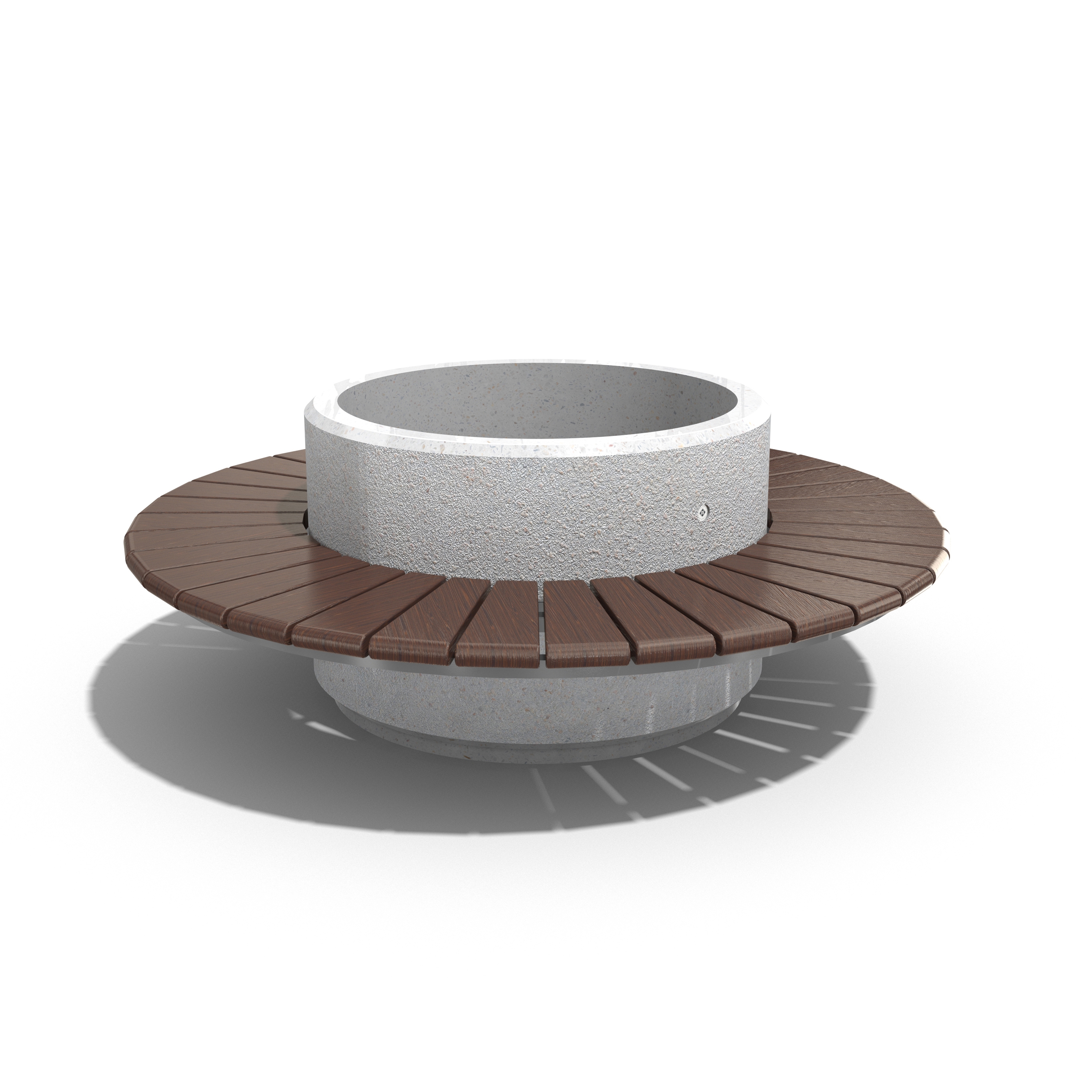 Vertoon produk Round Planter Bench 192 van vervaardiger ETE