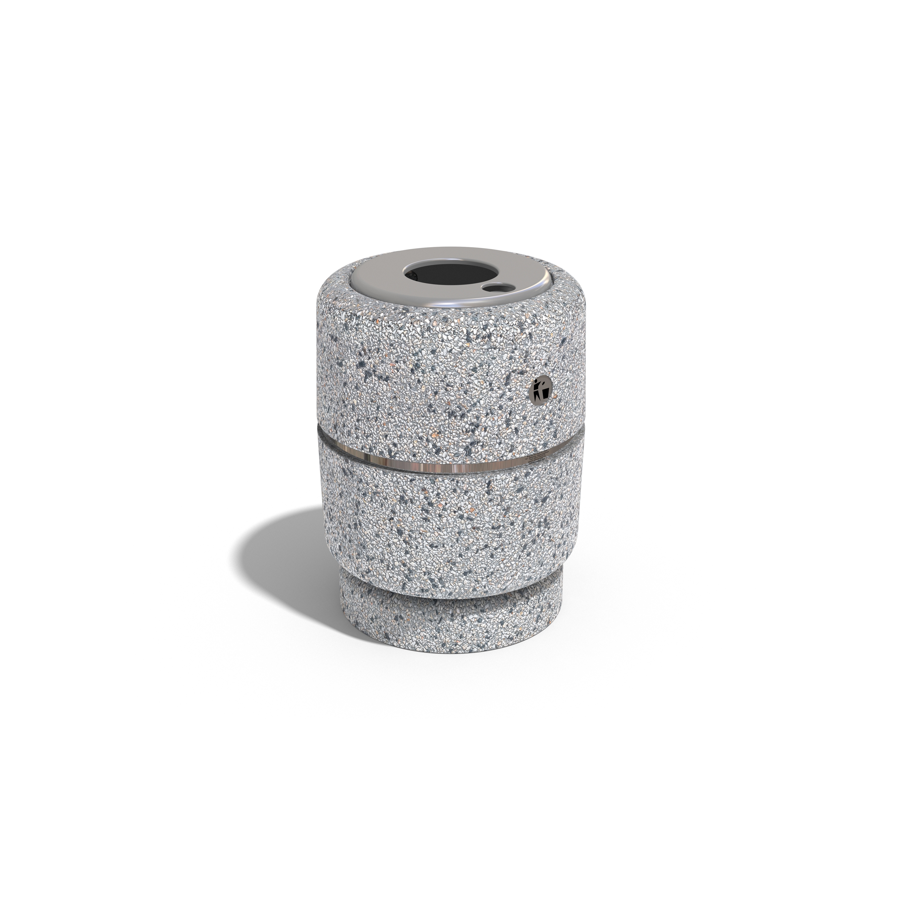 Afficher le produit Concrete Litter Bin 18 du fabricant ETE