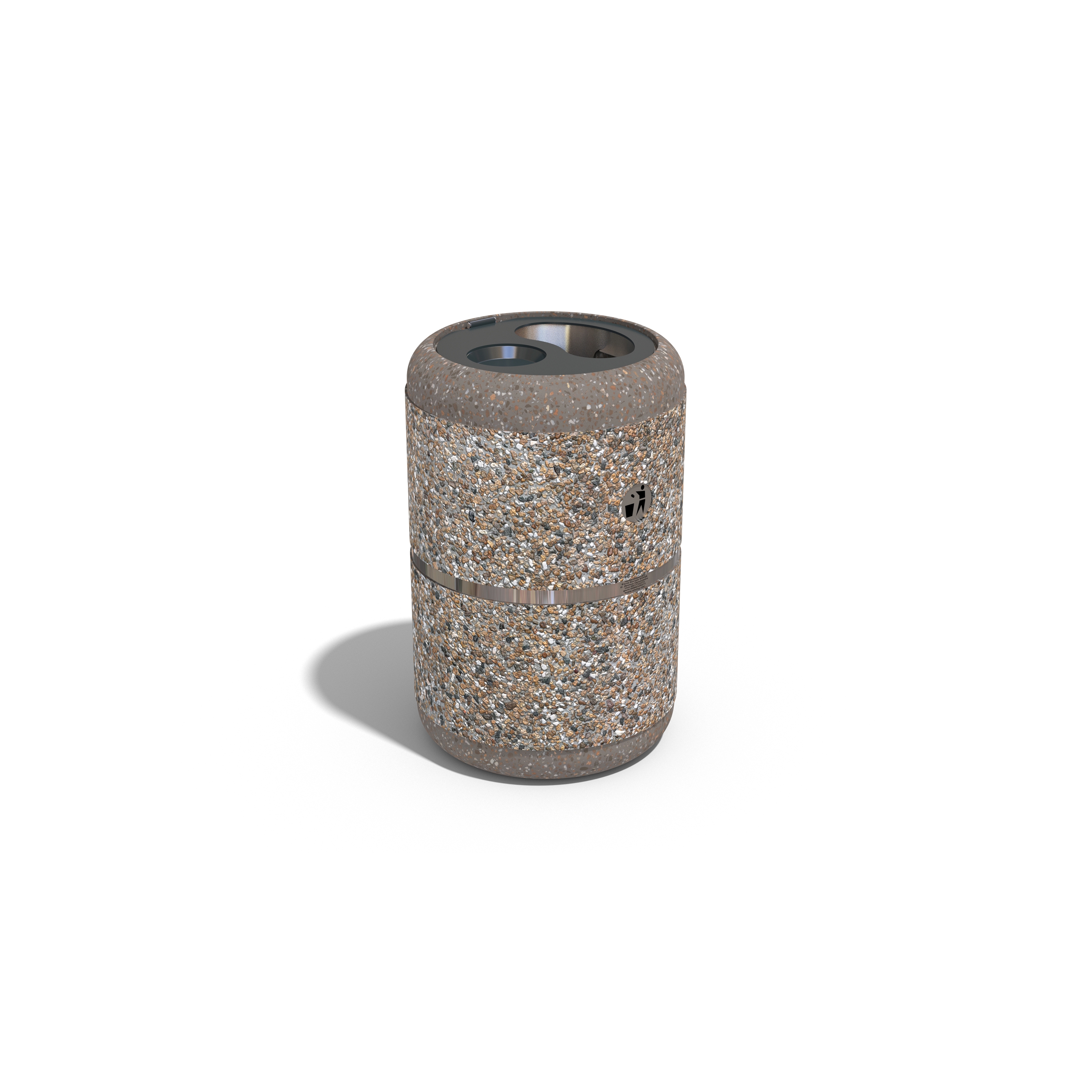 Afficher le produit Concrete Litter Bin 71 du fabricant ETE