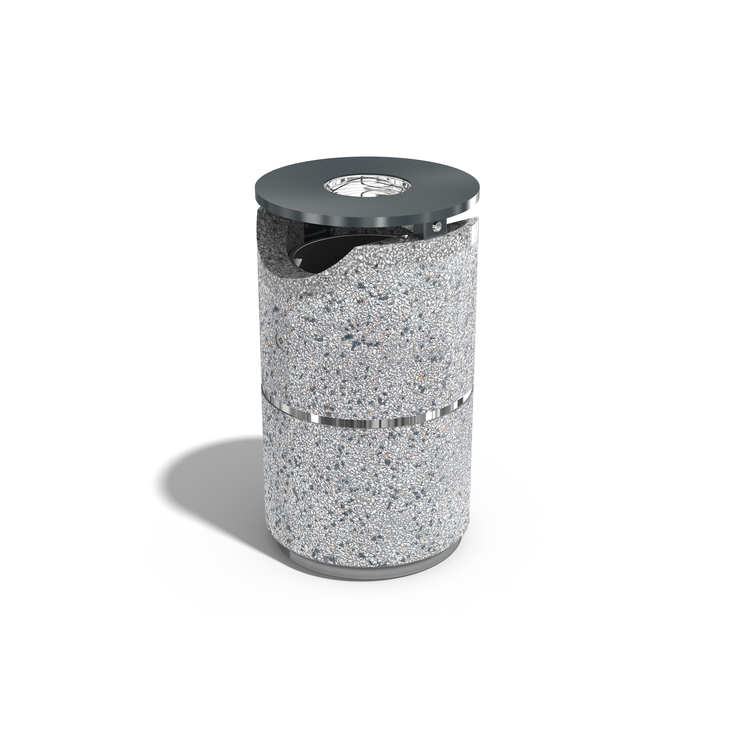 Afficher le produit Concrete Litter Bin 127 du fabricant ETE