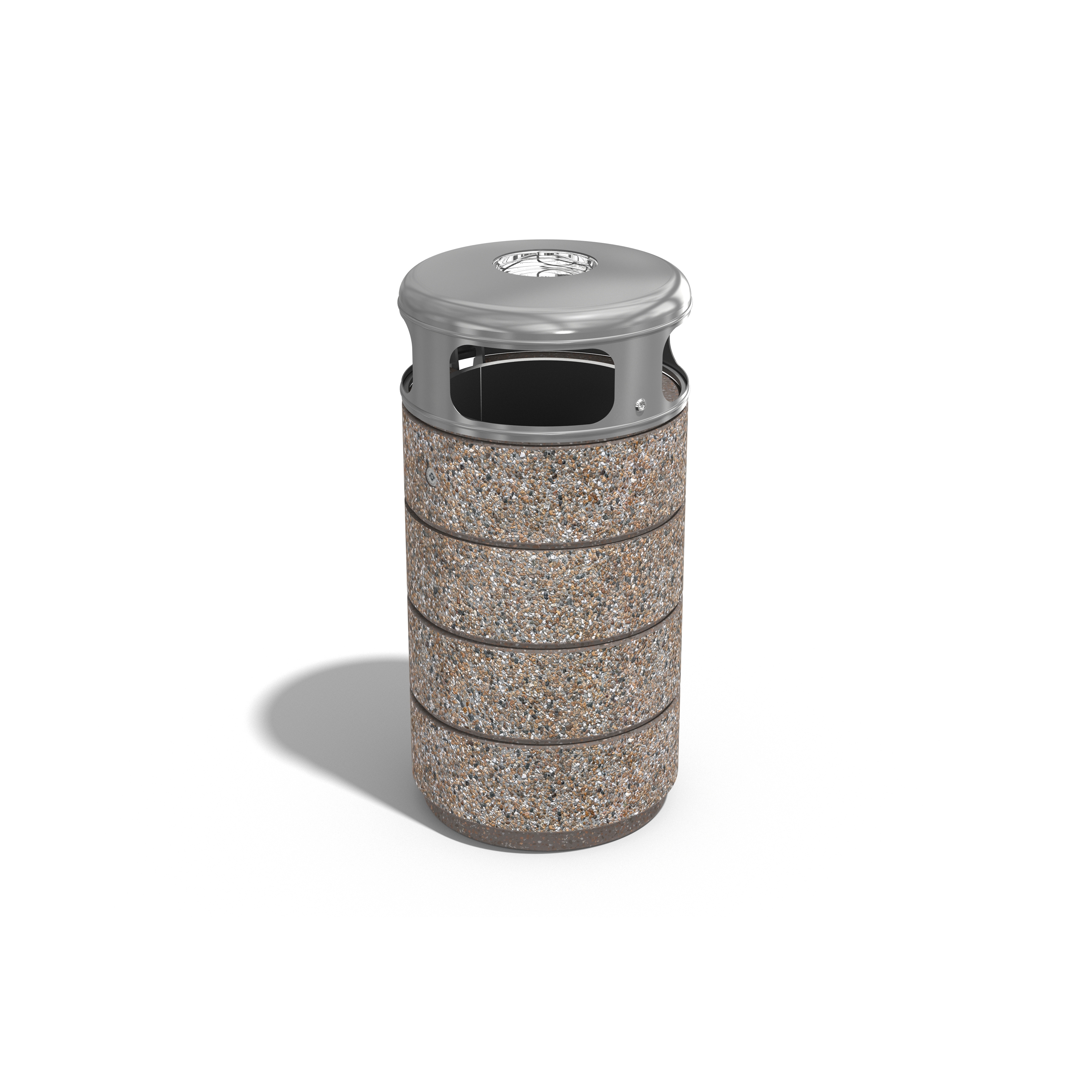 Afficher le produit Concrete Litter Bin 128 du fabricant ETE