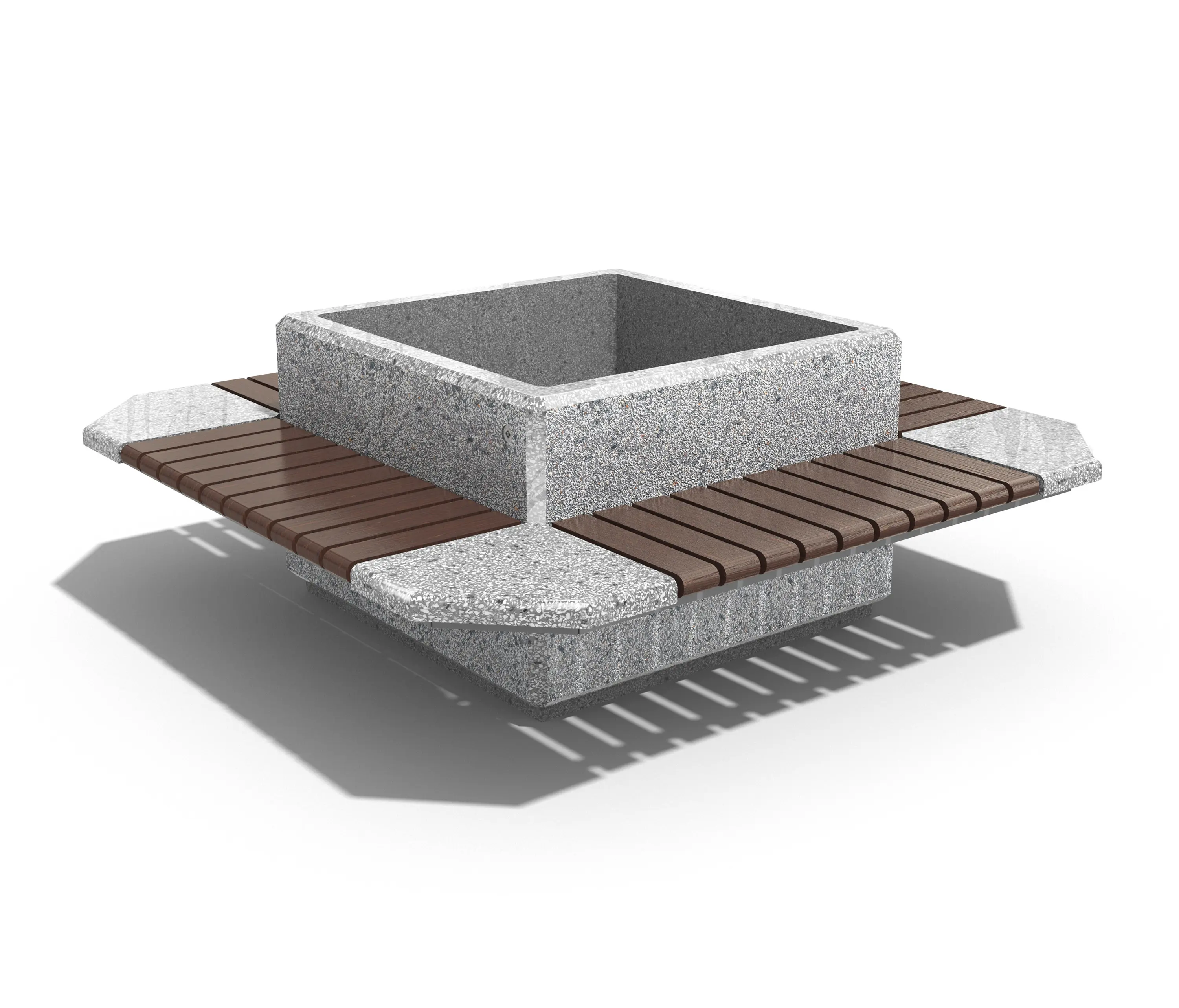 ETE - Square Planter Bench 225