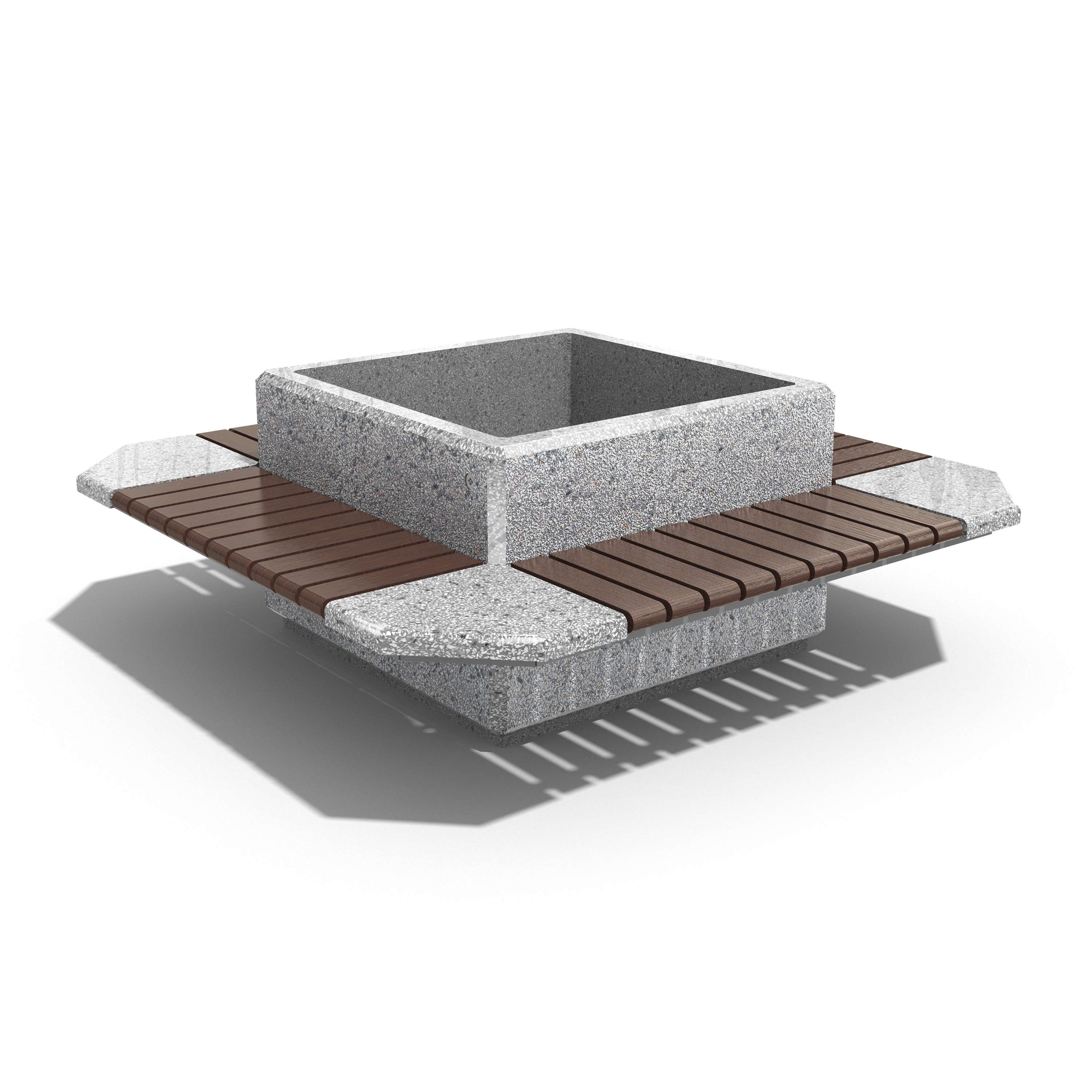 Mostra il prodotto Square Planter Bench 225 del produttore ETE