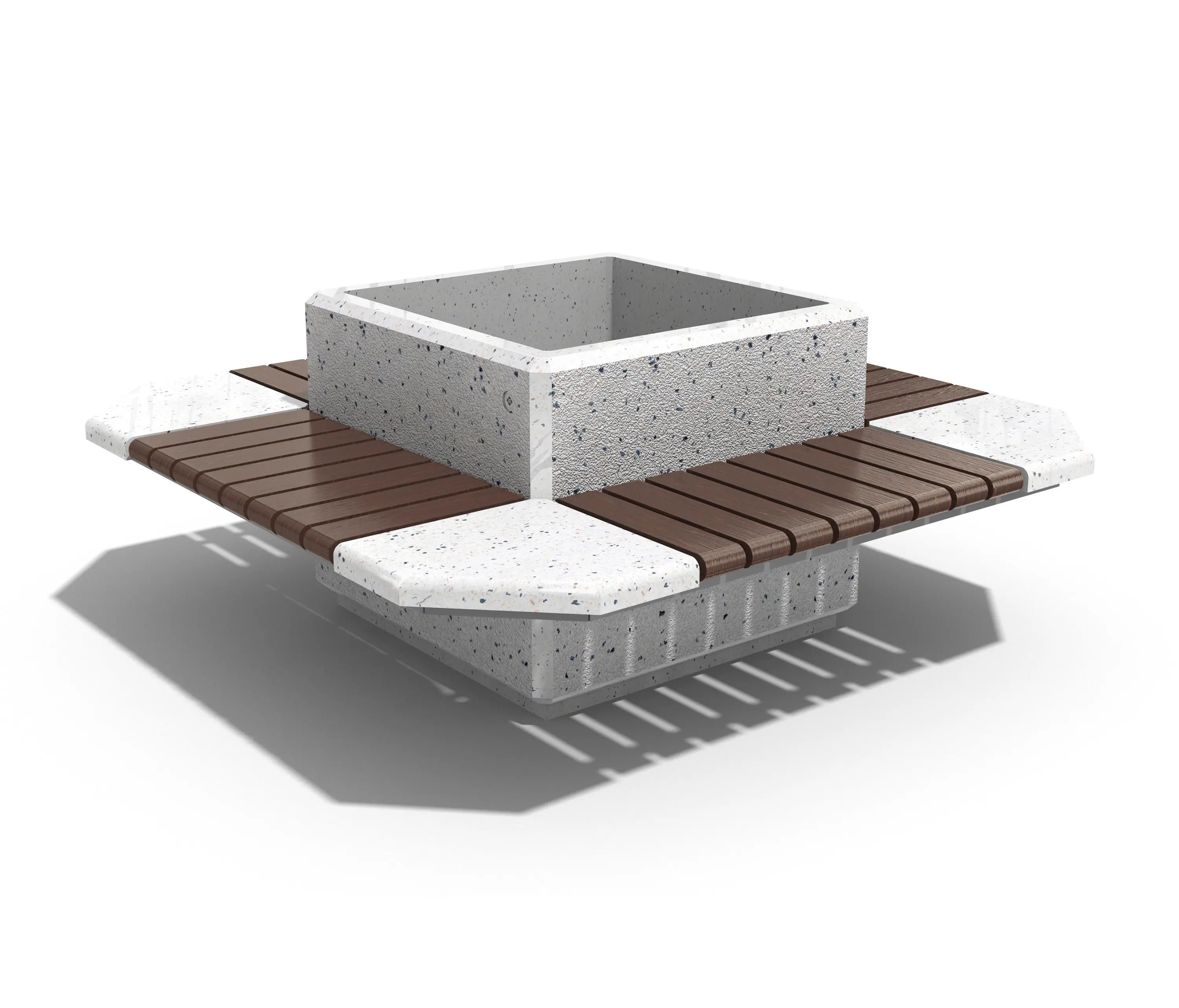 ETE - Square Planter Bench 227